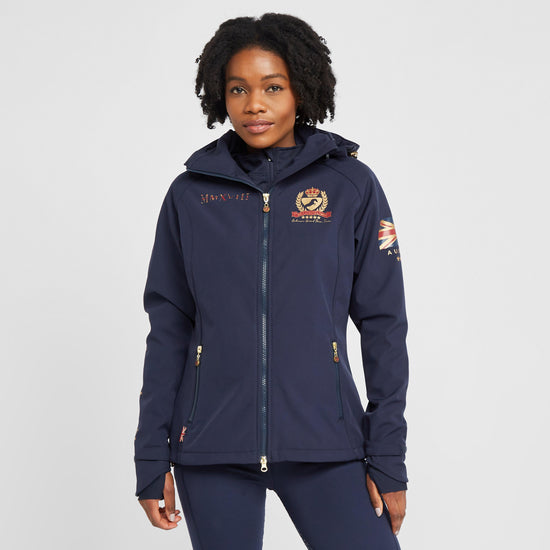 Womens Team Softshell Jacket Navy