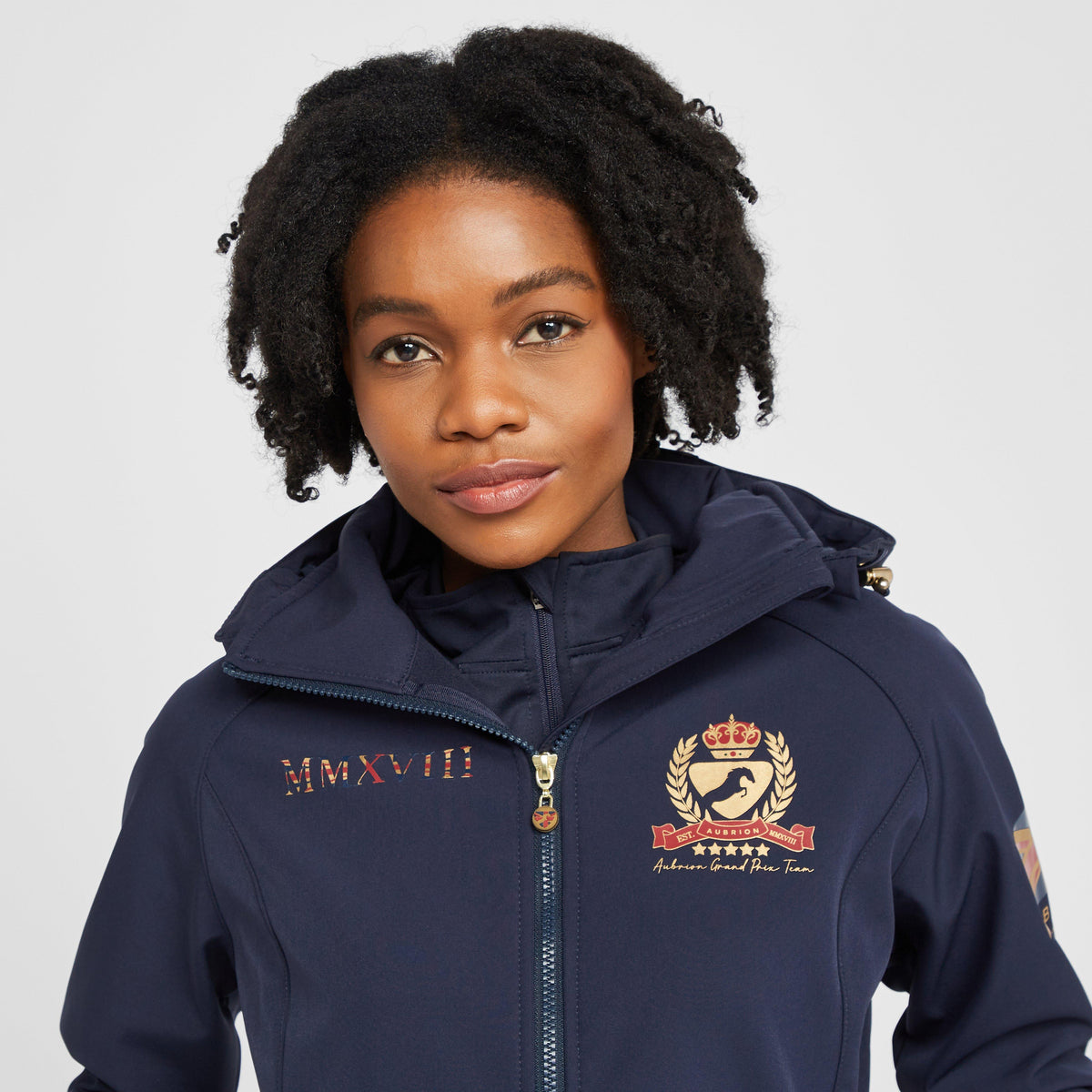Womens Team Softshell Jacket Navy