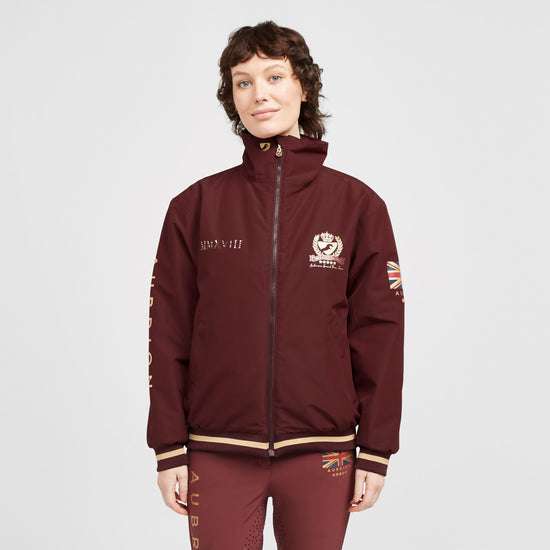 Womens Team Jacket Burgundy