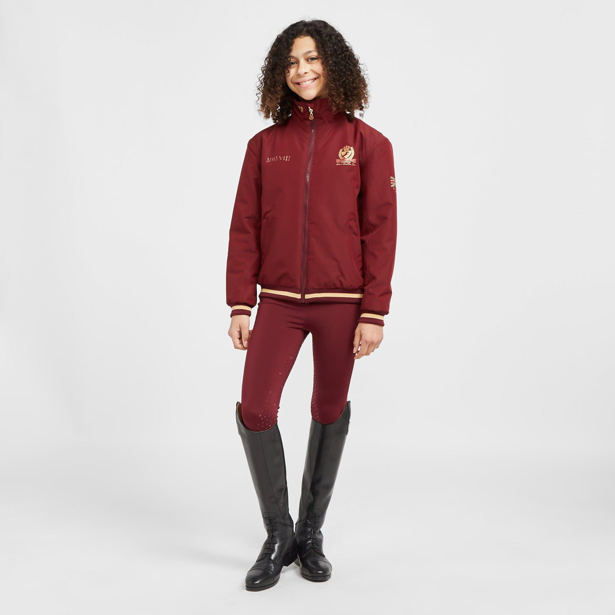 Young Rider Team Jacket Burgundy