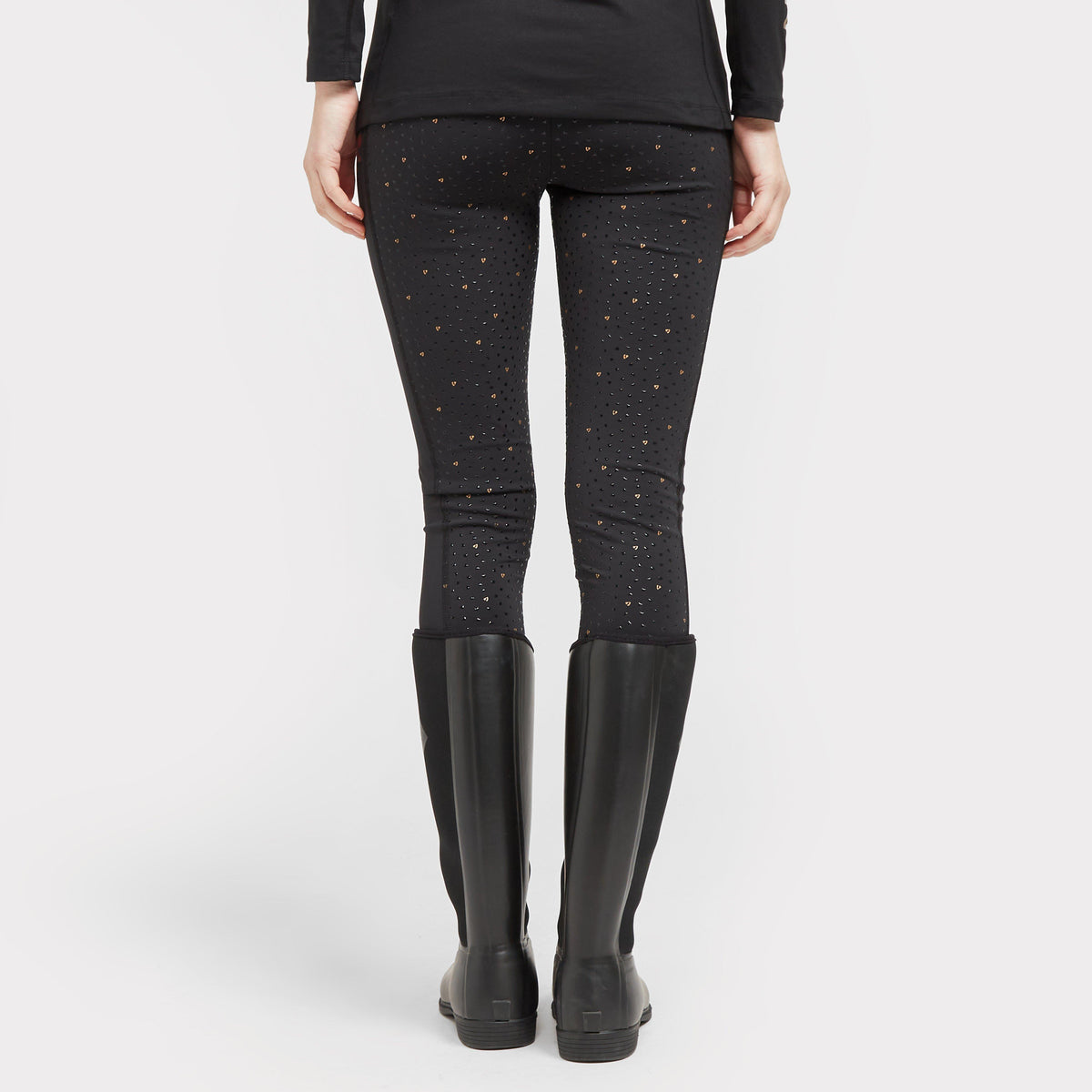 Womens Team Riding Tights Black