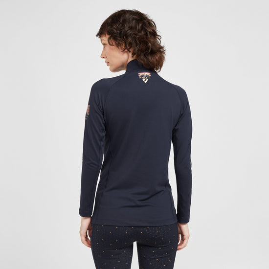 Womens Team Long Sleeve Base Layer Navy
