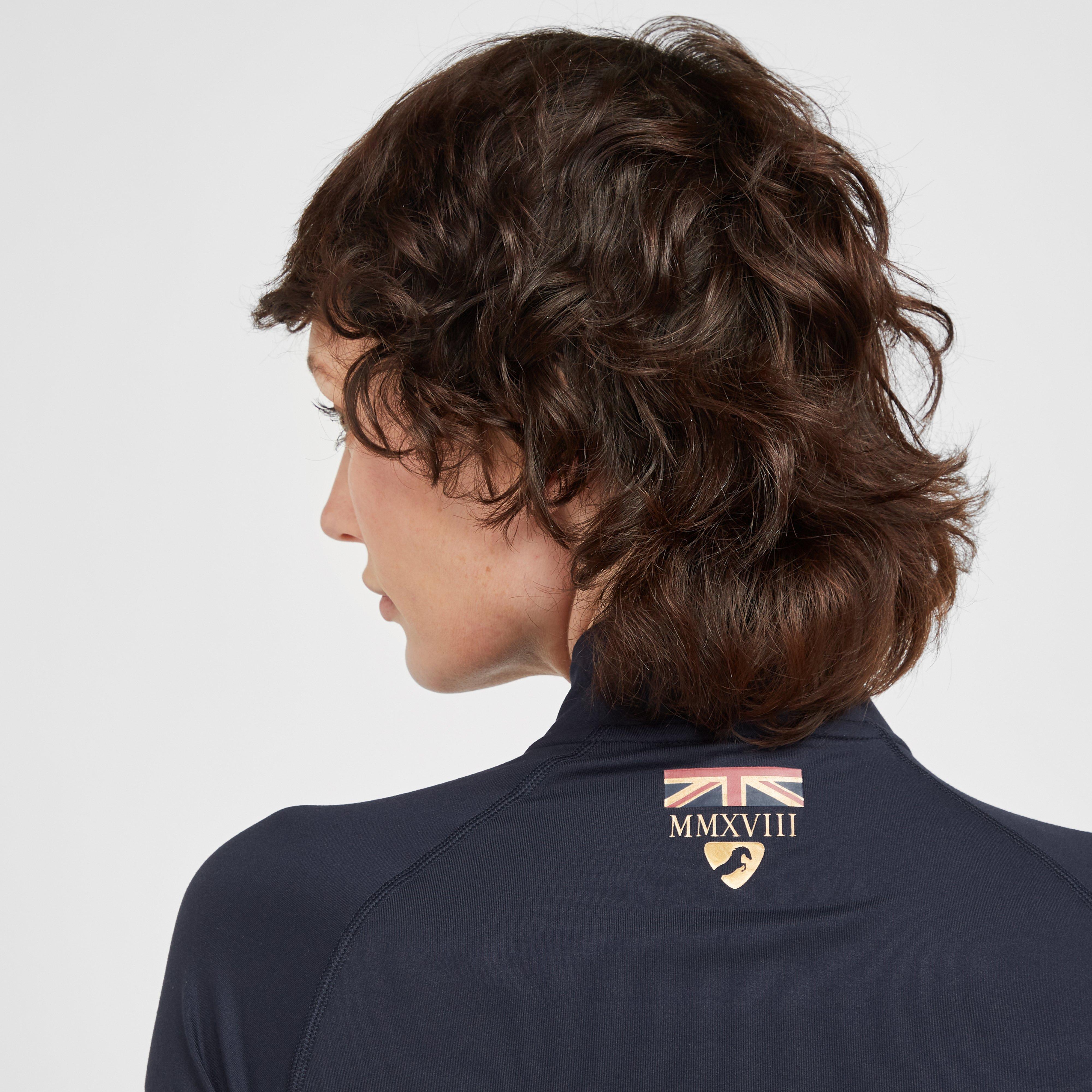 Womens Team Long Sleeve Base Layer Navy
