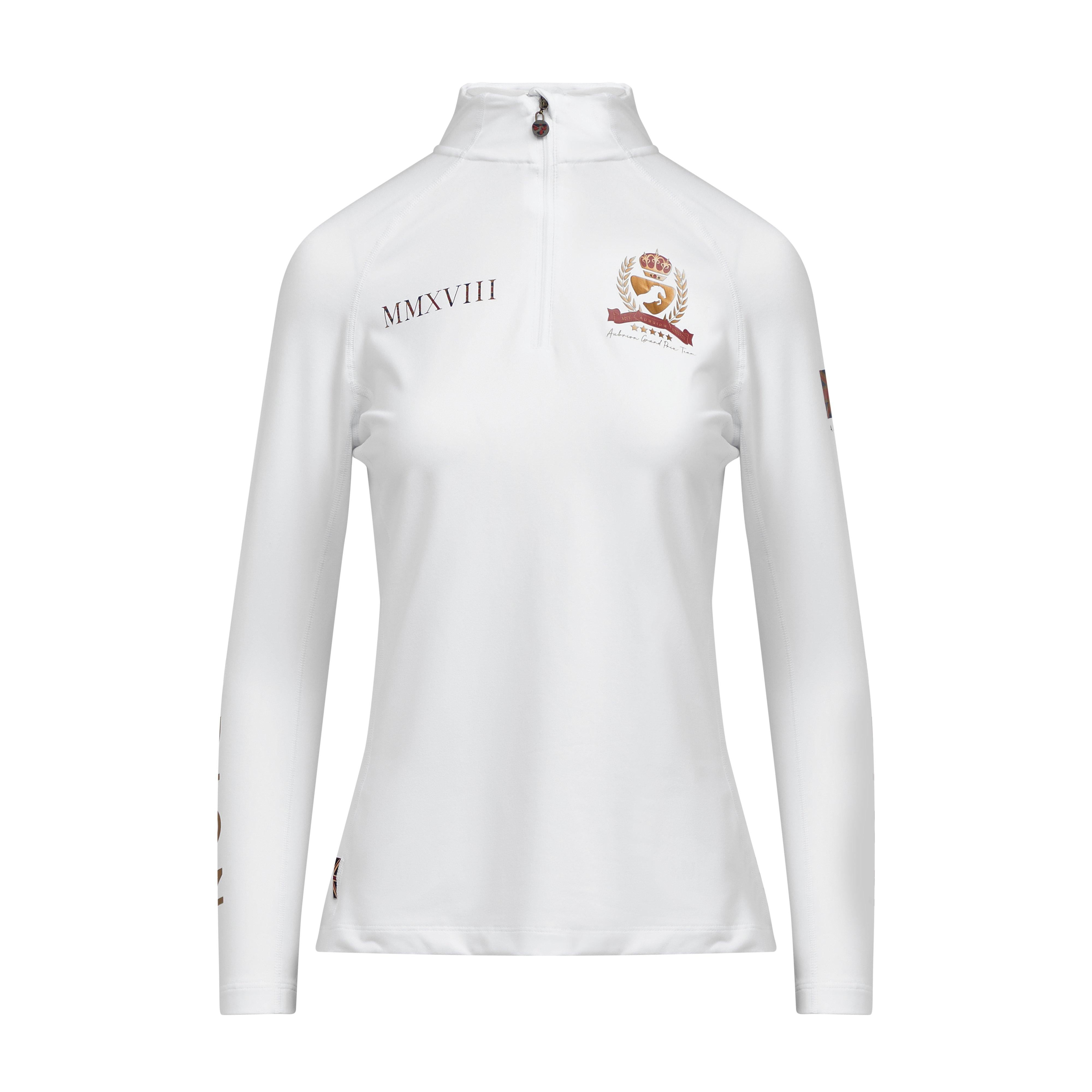 Womens Team Long Sleeve Base Layer White