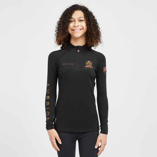 Childs Team Long Sleeve Base Layer Black