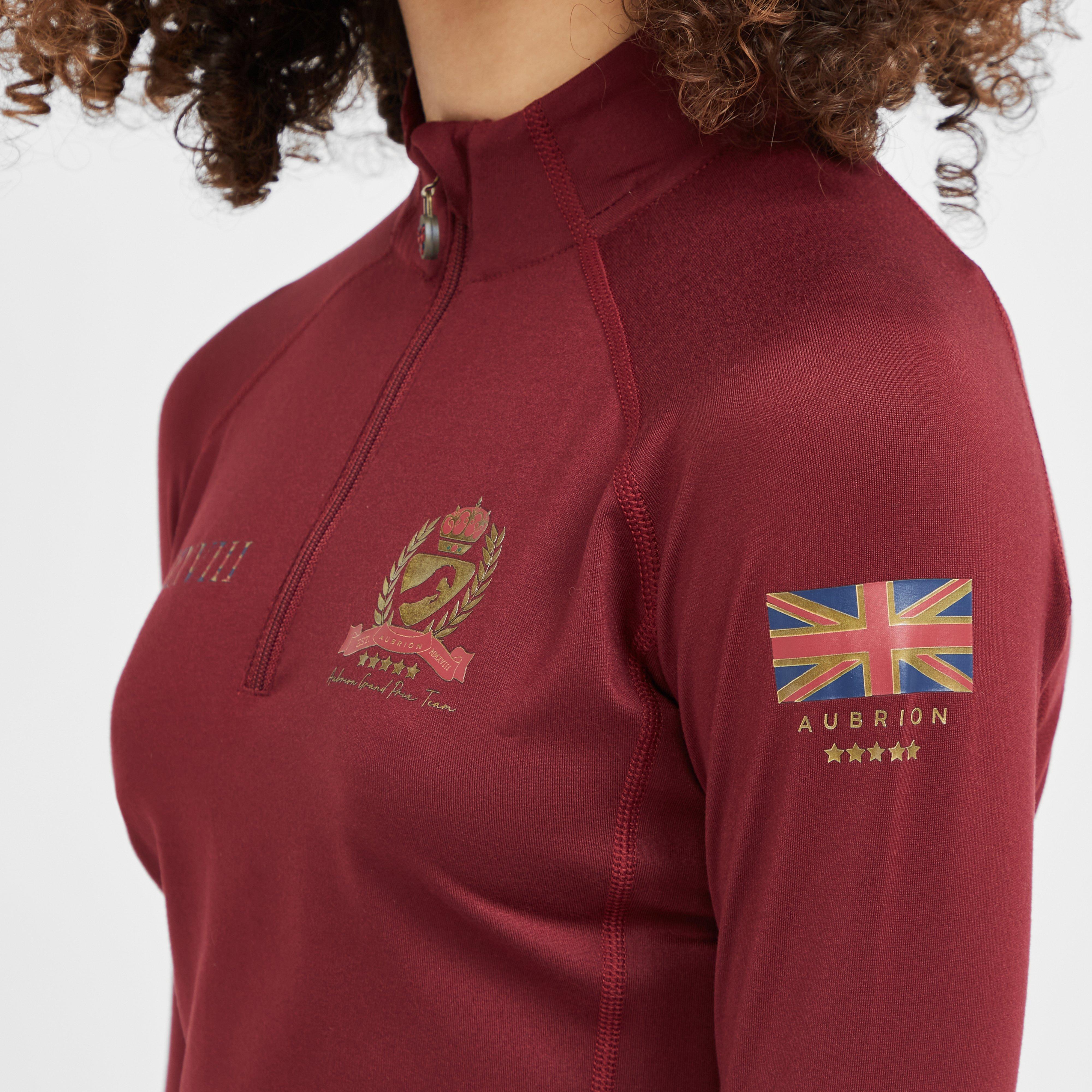 Childs Team Long Sleeve Base Layer Burgundy