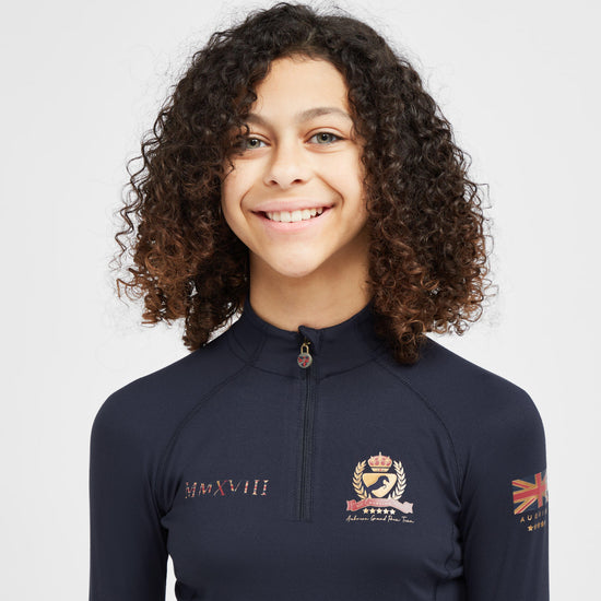 Childs Team Long Sleeve Base Layer Navy