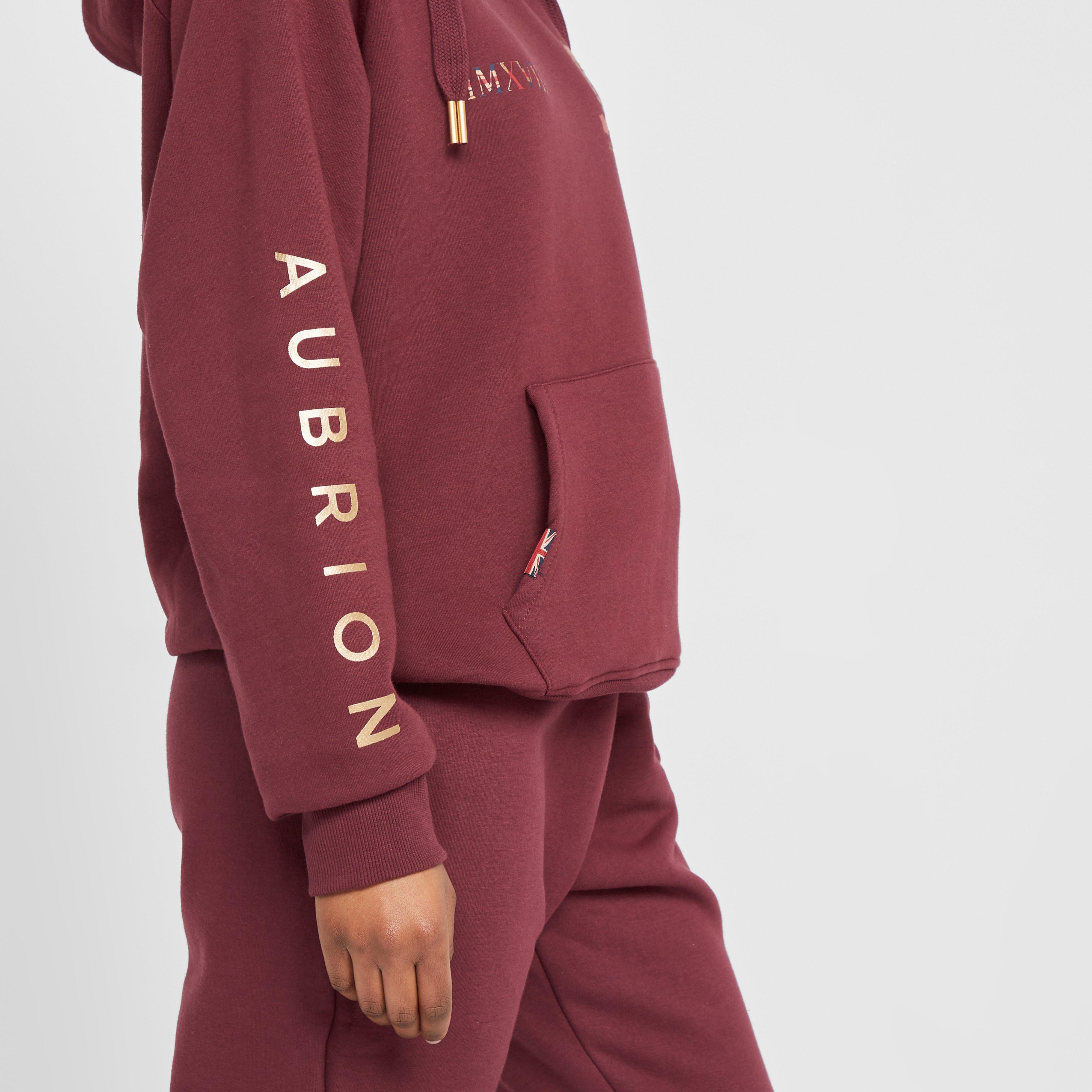 Womens Team Hoodie Burgundy