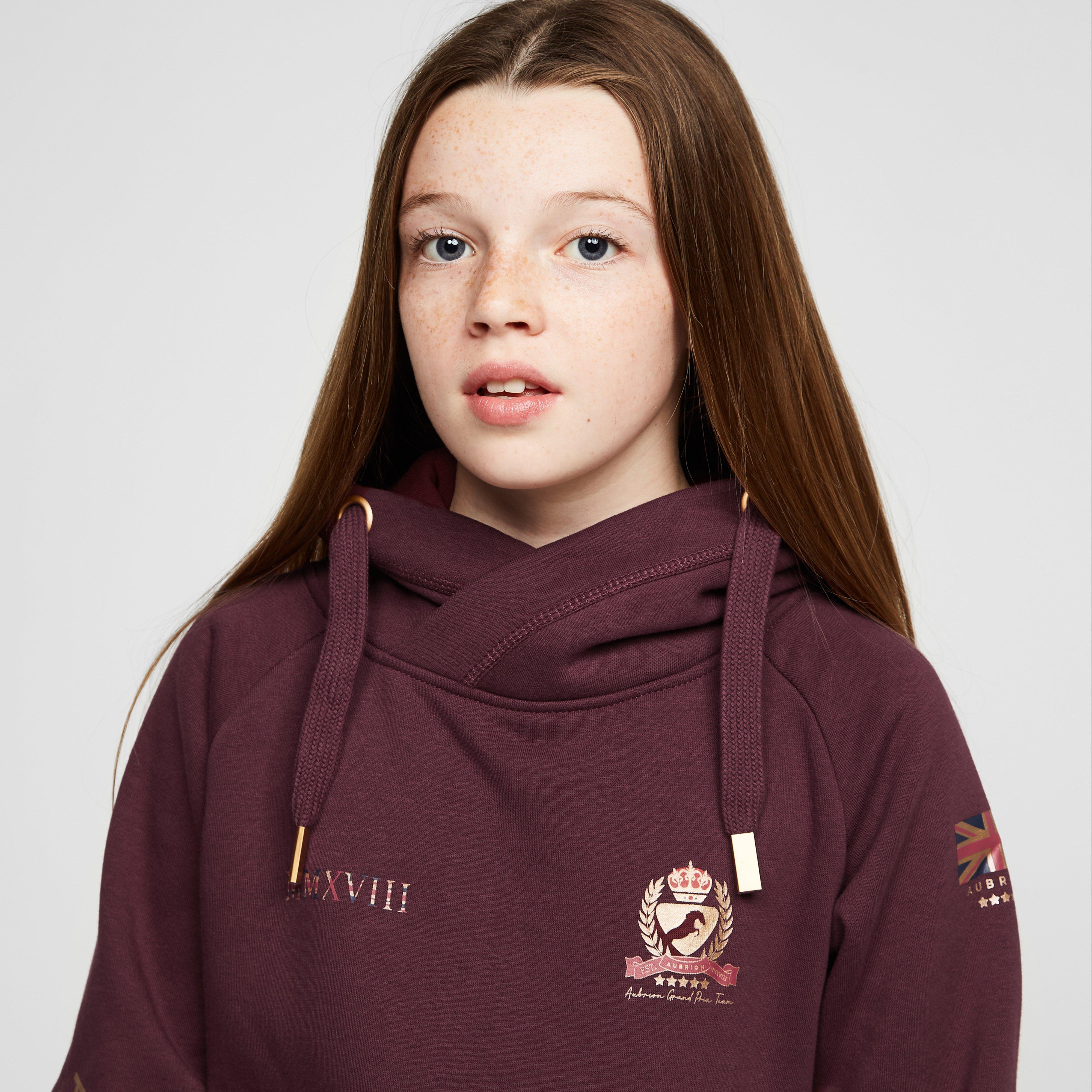 Young Rider Team Hoodie Burgundy