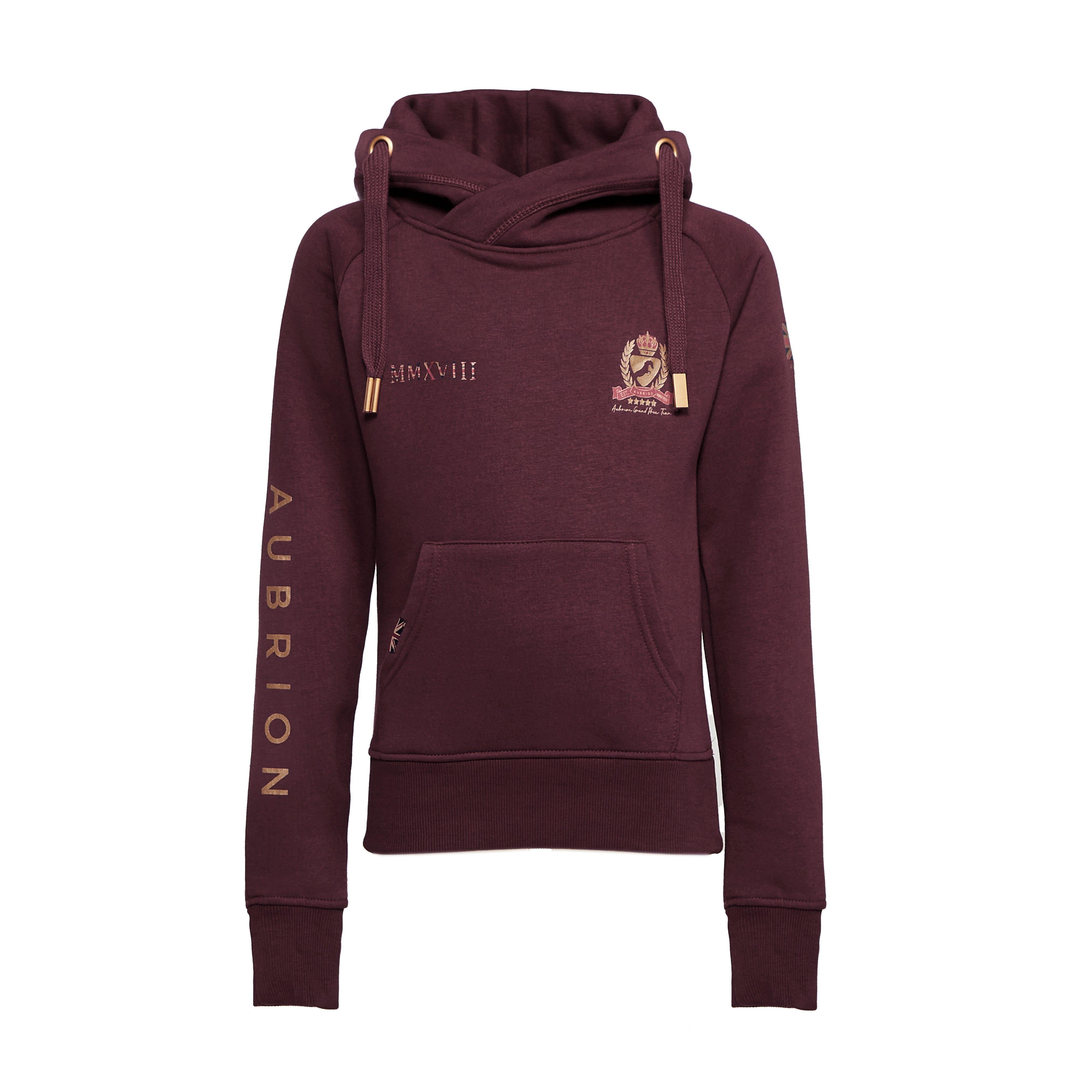 Young Rider Team Hoodie Burgundy