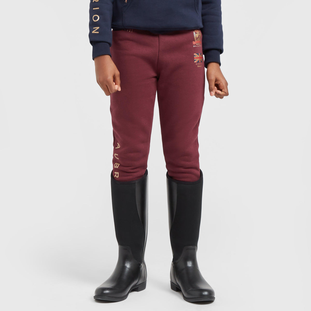 Young Rider Team Joggers Burgundy