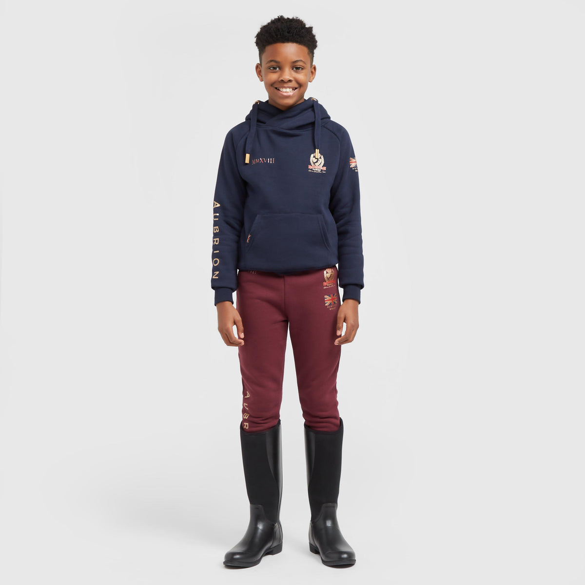 Young Rider Team Joggers Burgundy