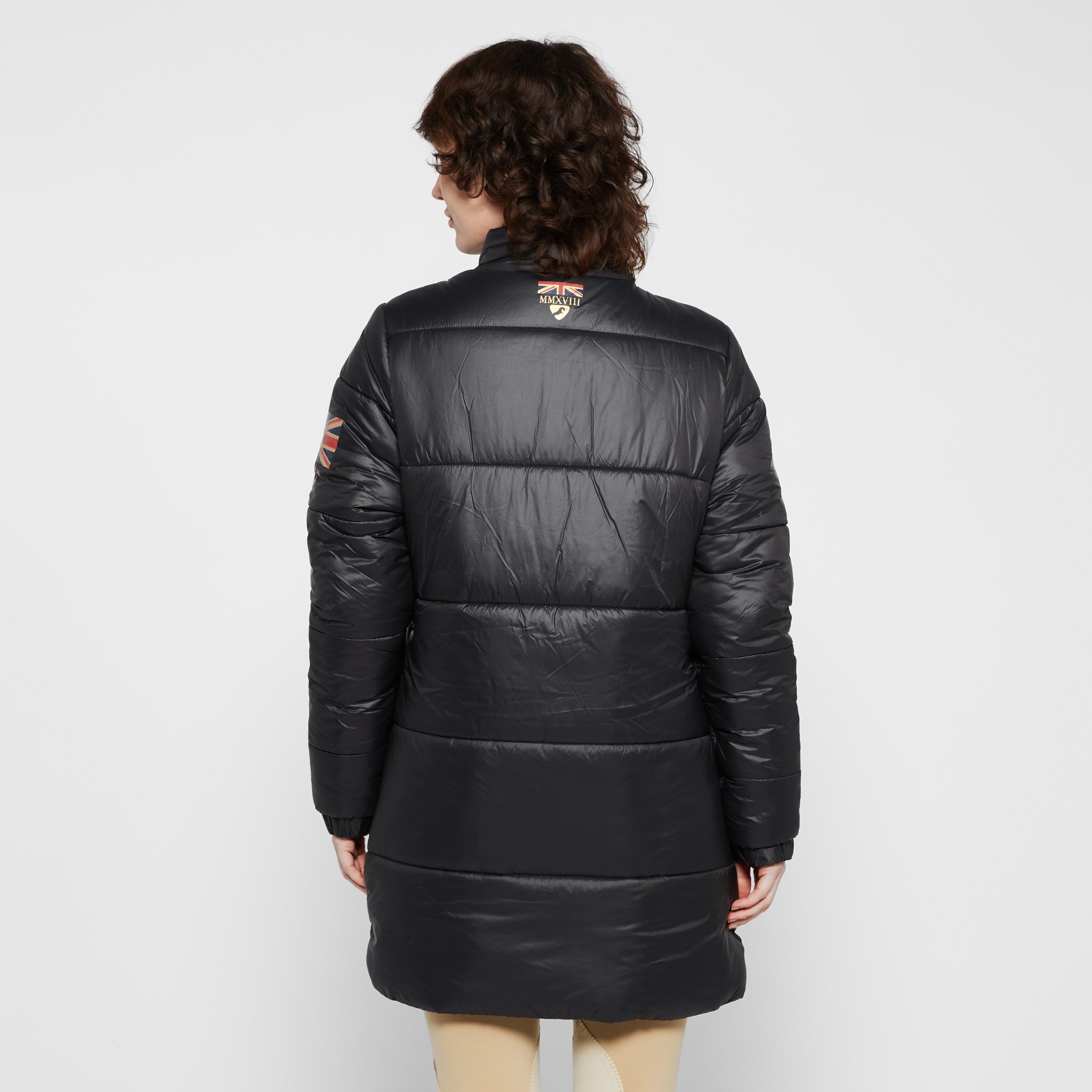 Womens Team Padded Coat Black