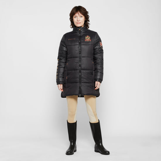Womens Team Padded Coat Black
