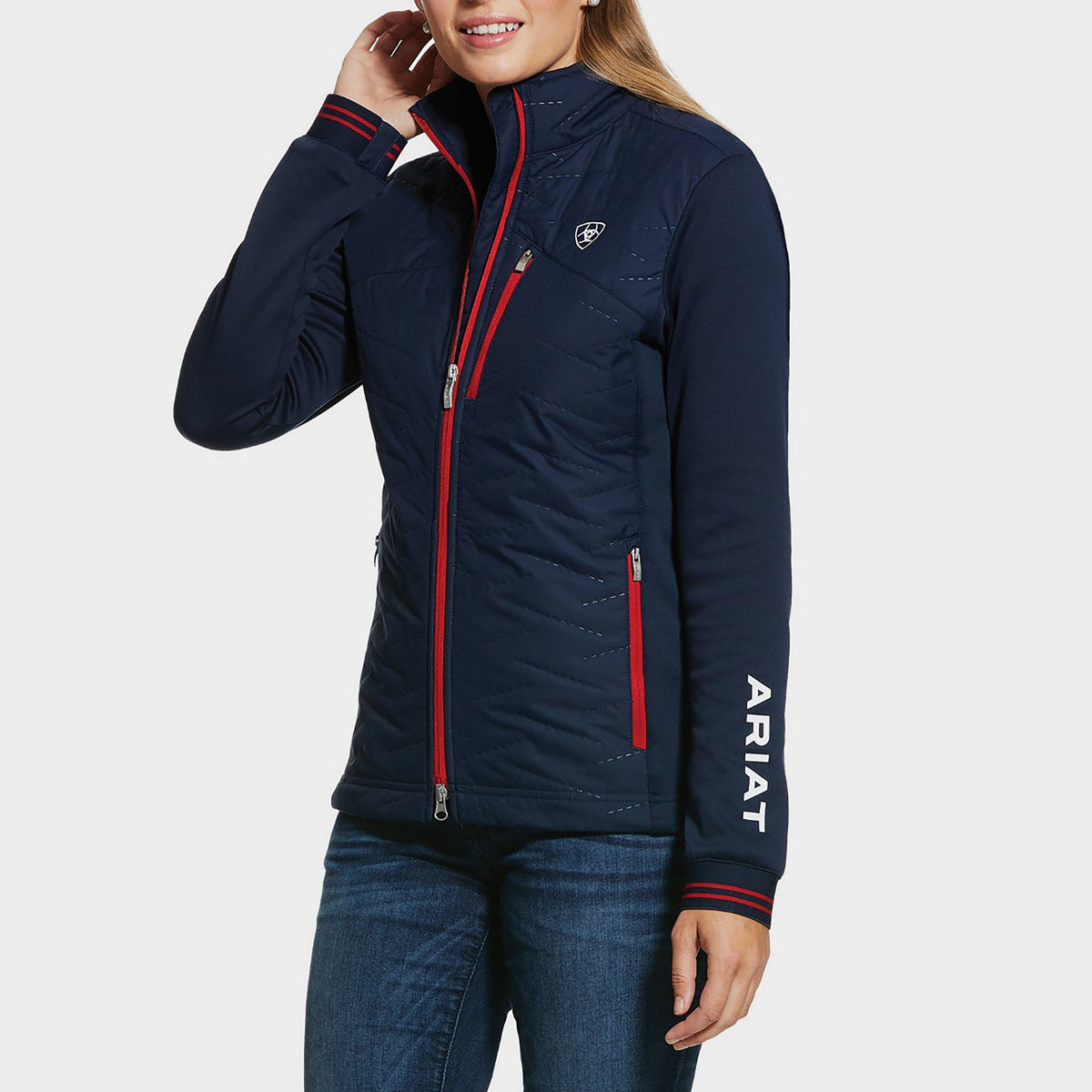 Ladies Hybrid Jacket Team Navy