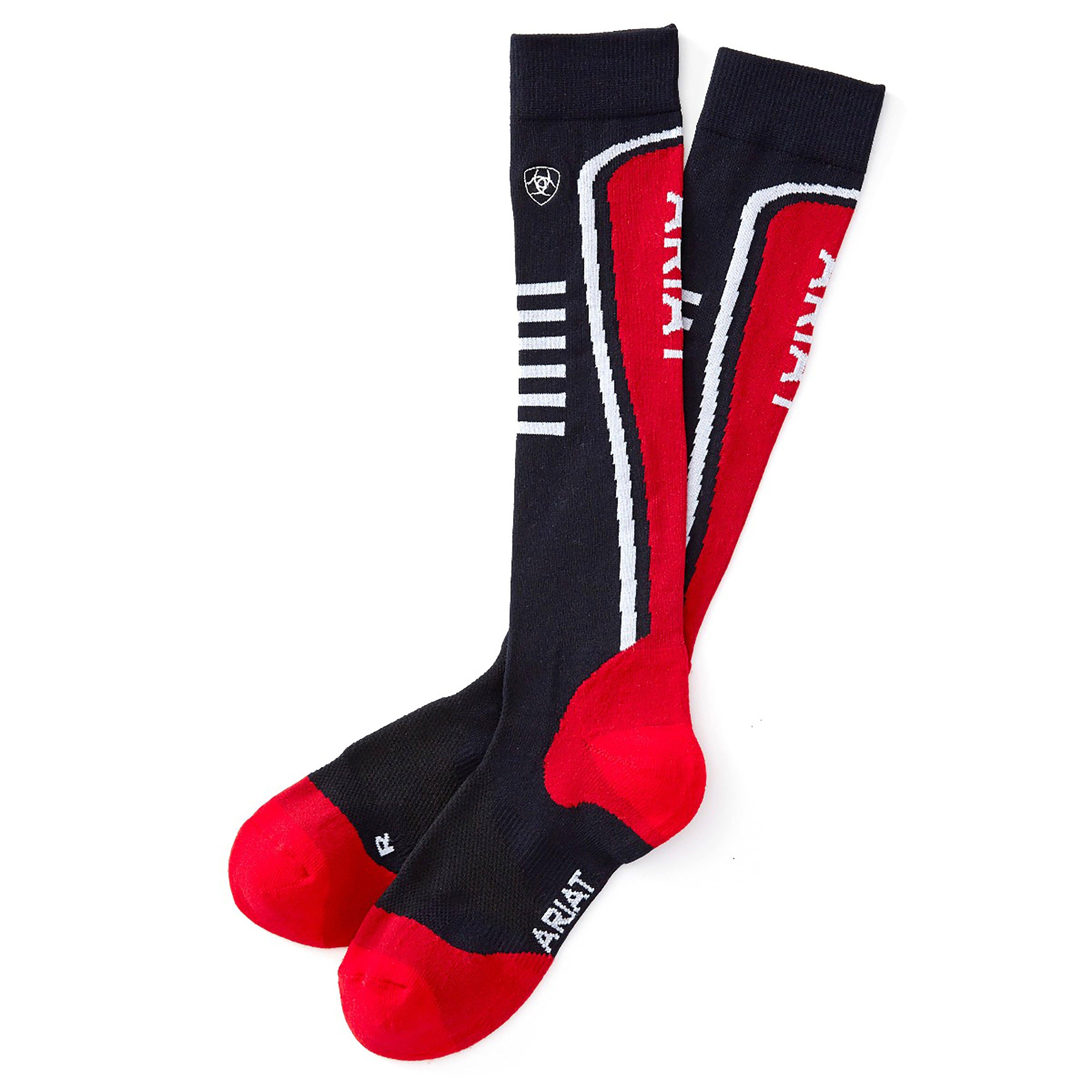 Tek Slimline Performance Socks Navy/Red