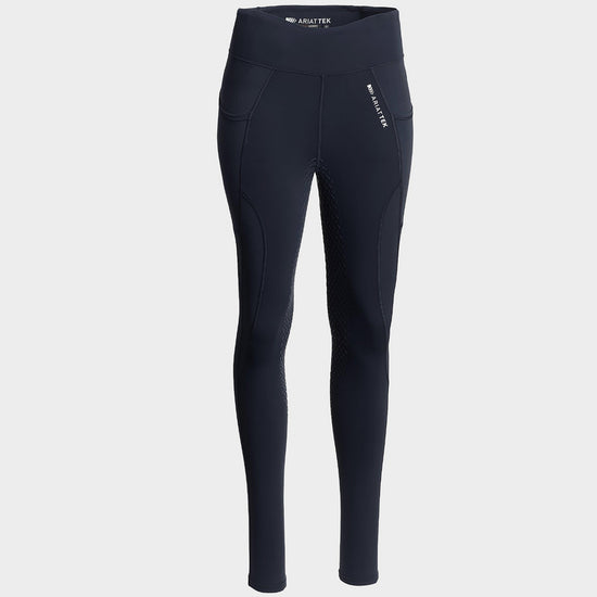 Ladies Prevail Insulated Full Seat Tights Navy Reflective