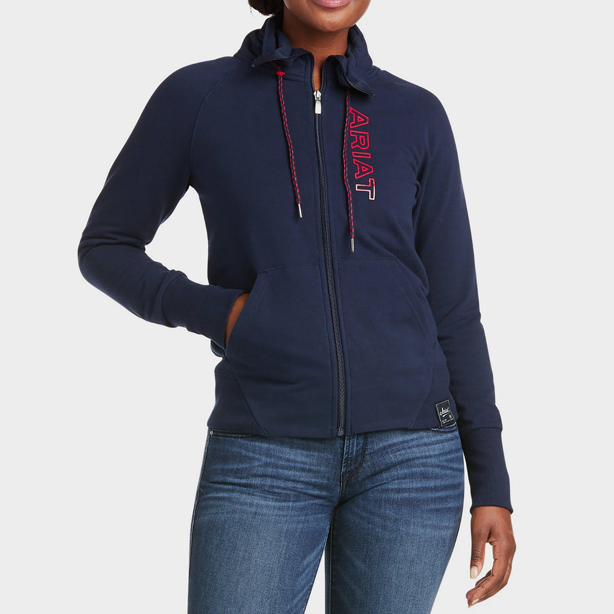 Womens Team Logo Full Zip Sweatshirt Team