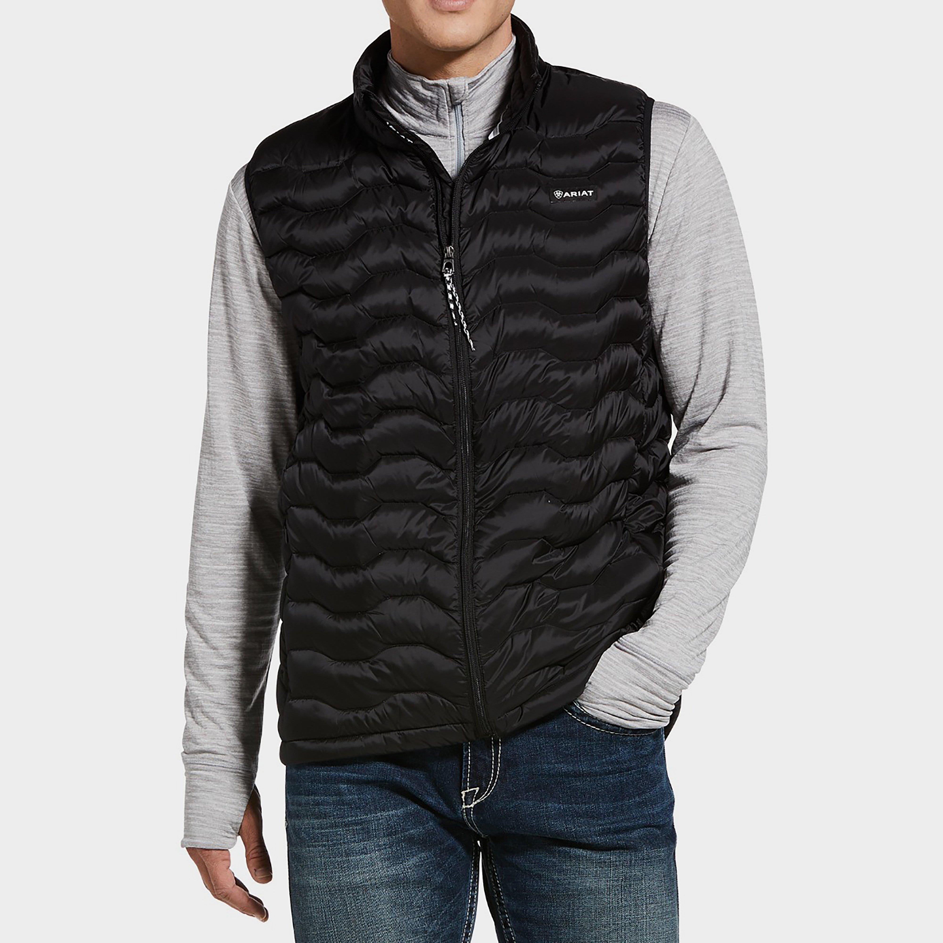 Mens Ideal V Down Gilet Black