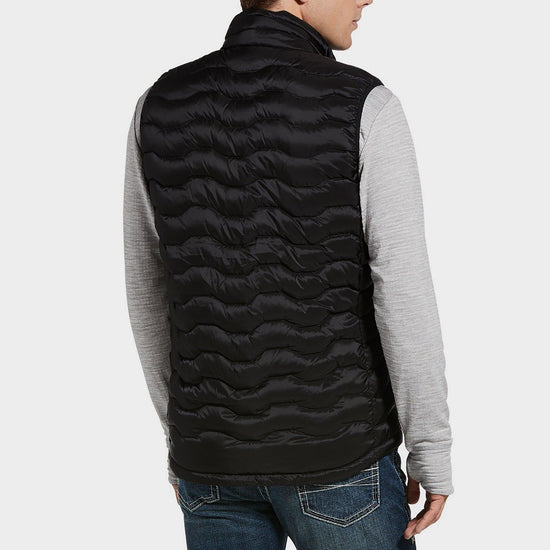 Mens Ideal V Down Gilet Black