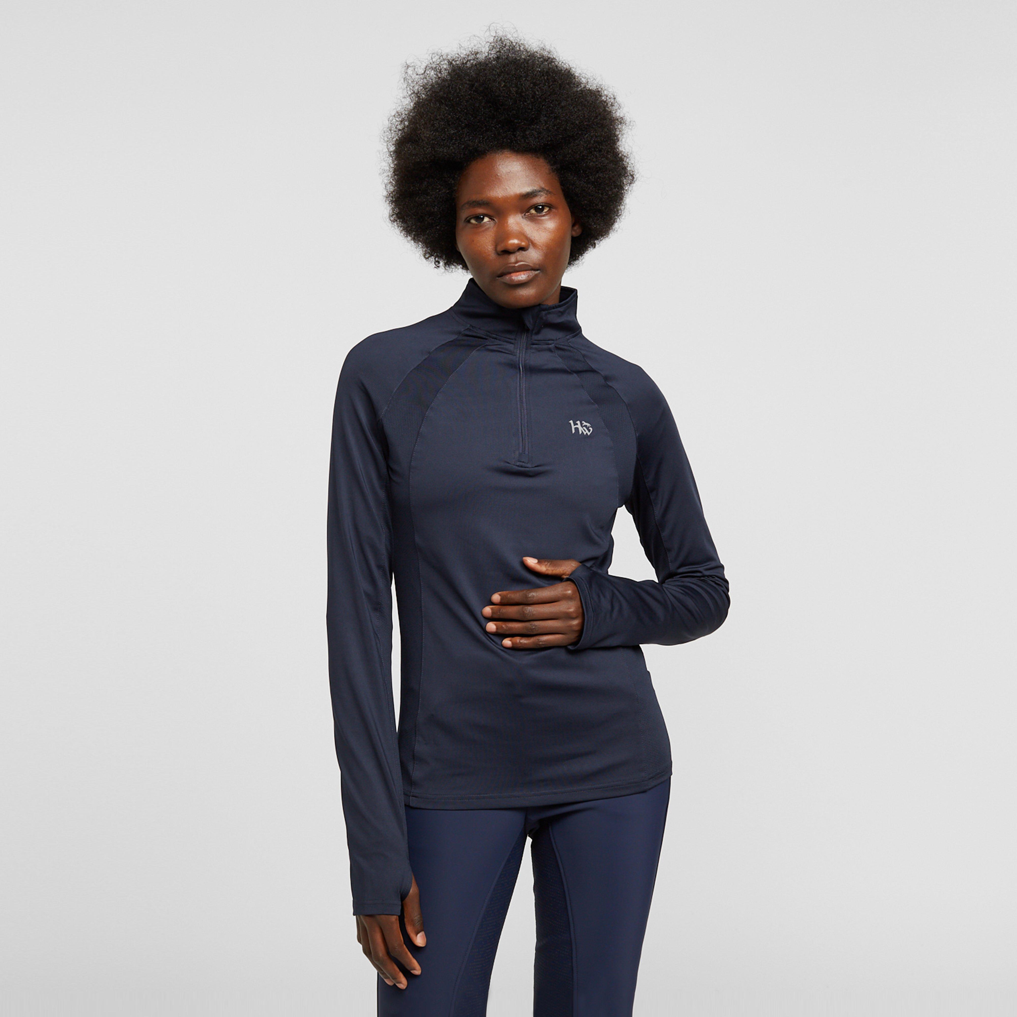 Womens Aveen Technical Long Sleeve Top Navy
