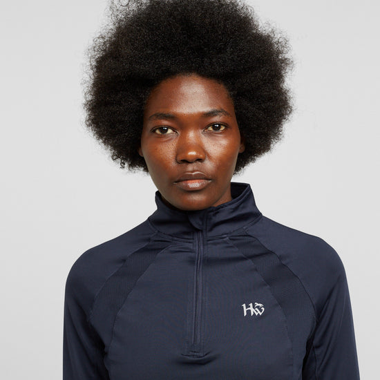 Womens Aveen Technical Long Sleeve Top Navy