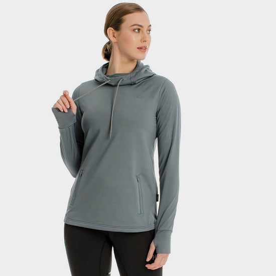 Womens Technical Hooded Fleece Winter Ocean