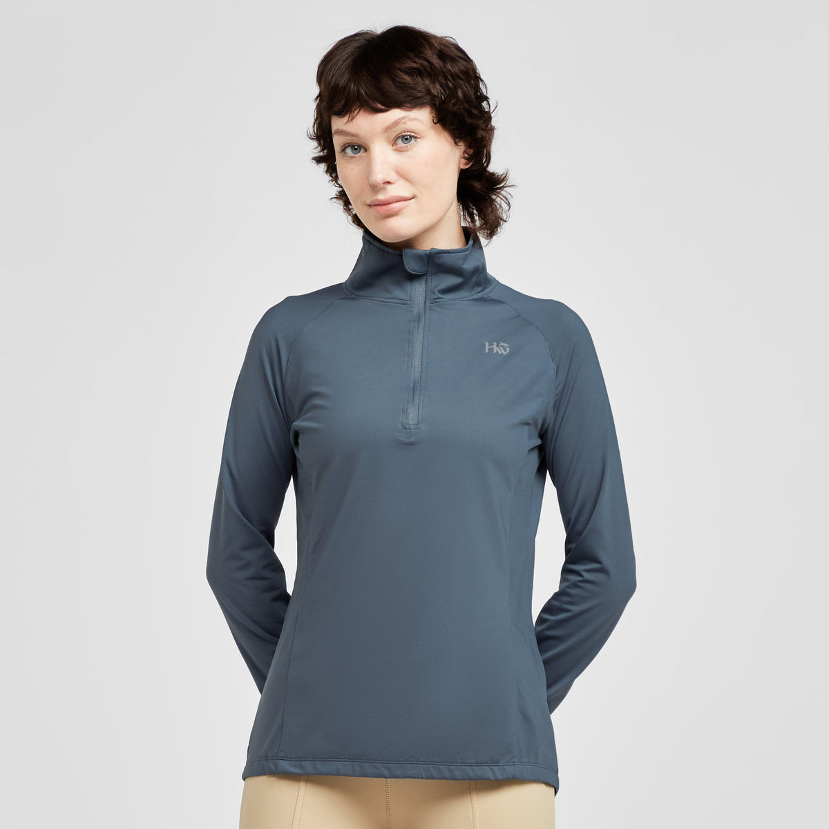 Womens Thea Technical 1/4 Zip Fleece Winter Ocean