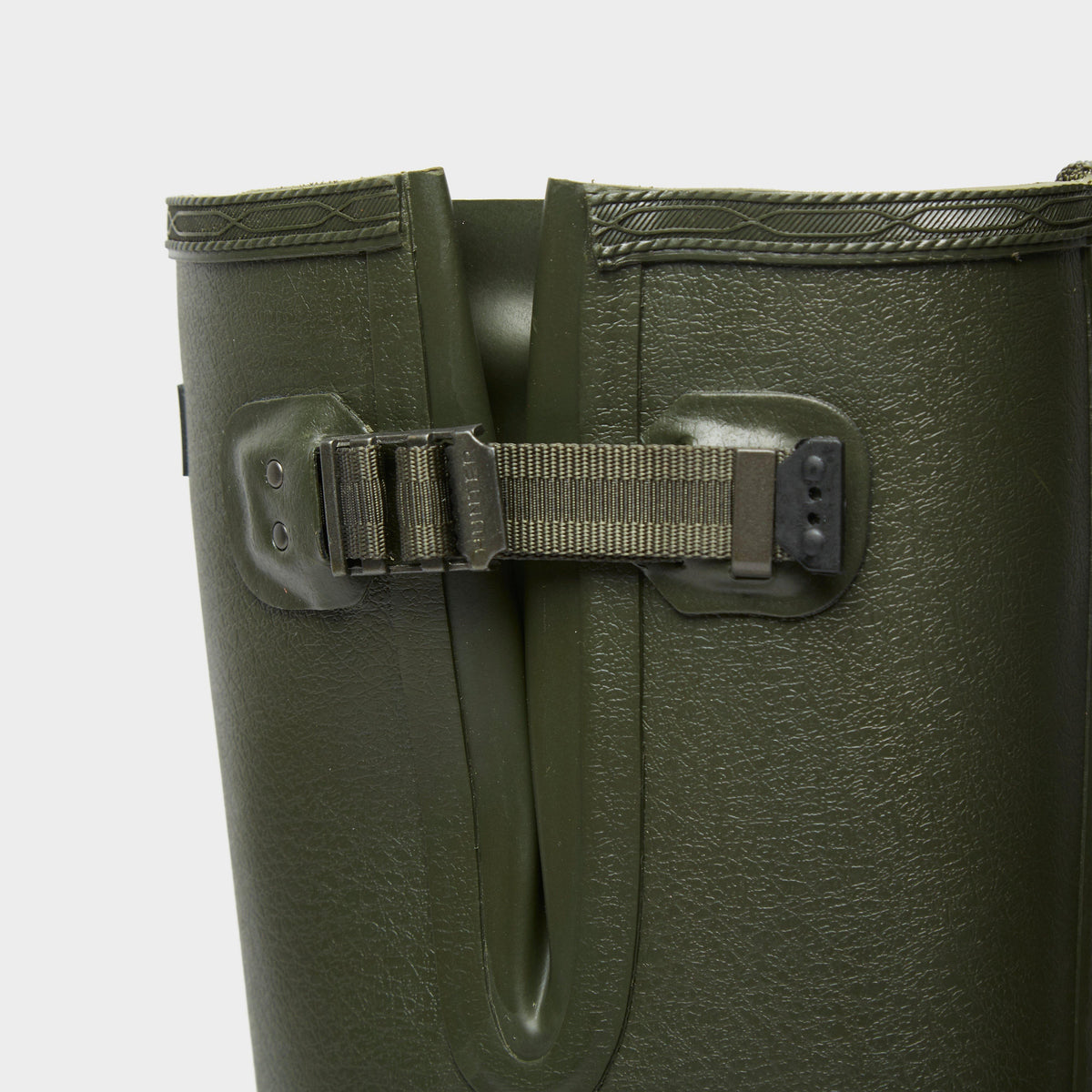 Mens Balmoral Neoprene Side Adjustable Wellington Boots Dark Olive