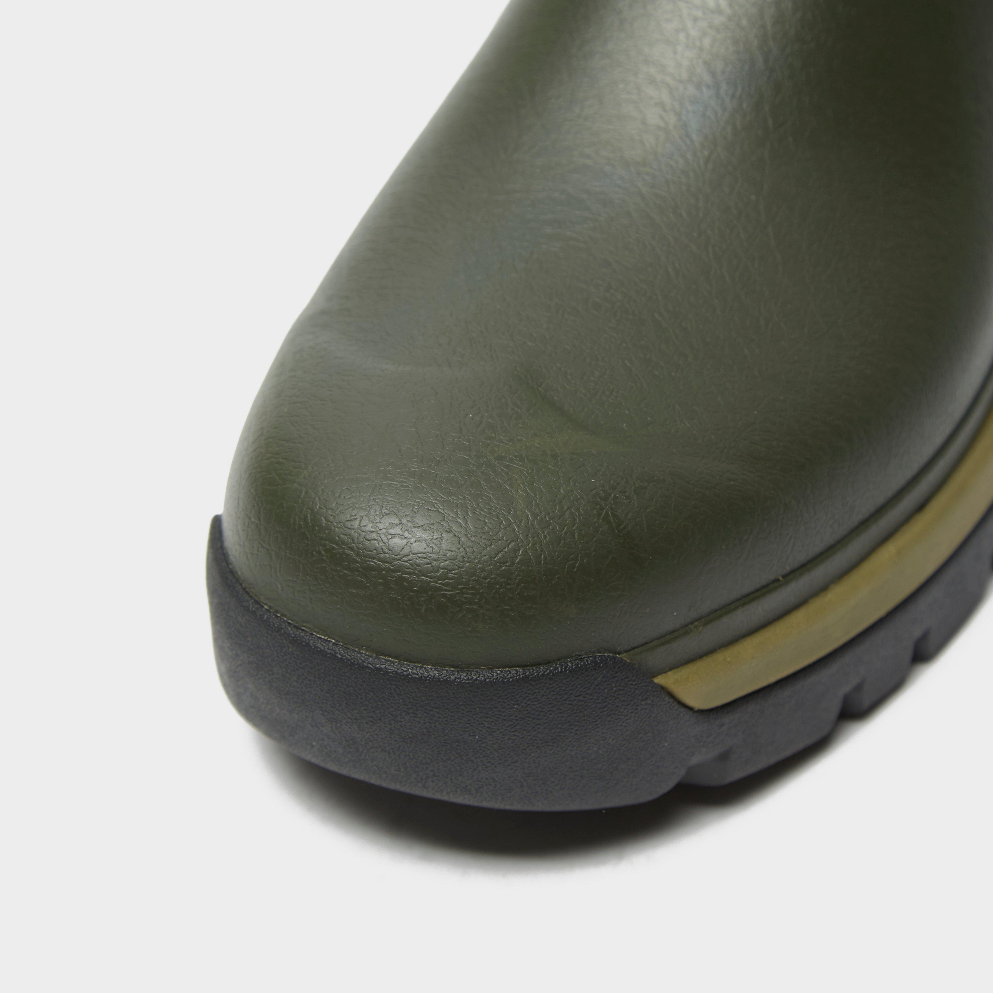 Mens Balmoral Neoprene Side Adjustable Wellington Boots Dark Olive