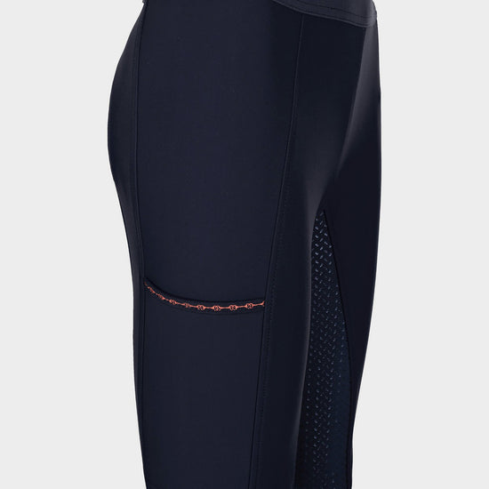 Womens Juli Grip Athleisure Tights Navy