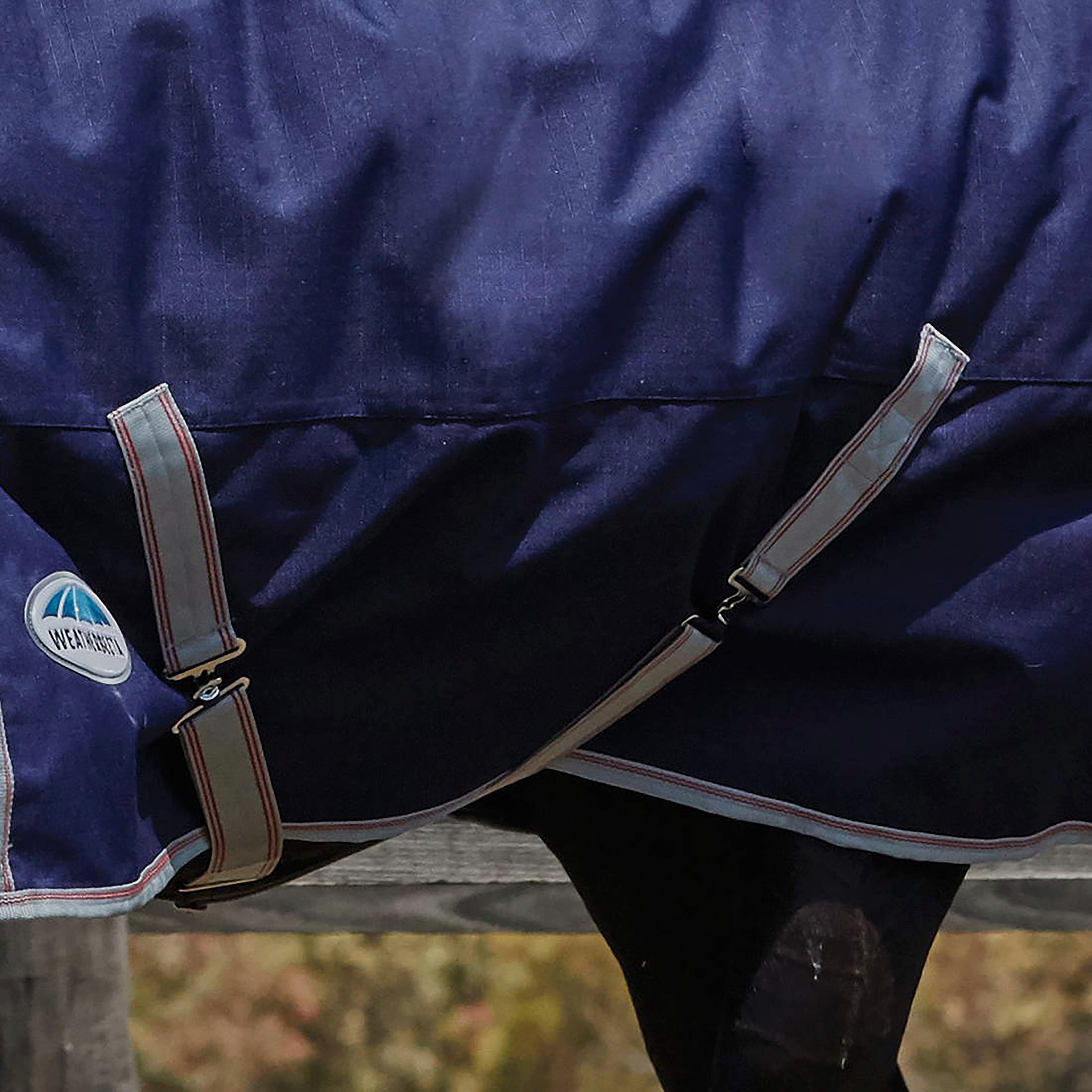 ComFiTec Classic 300g Heavyweight Combo Turnout Rug Red/Silver/Navy