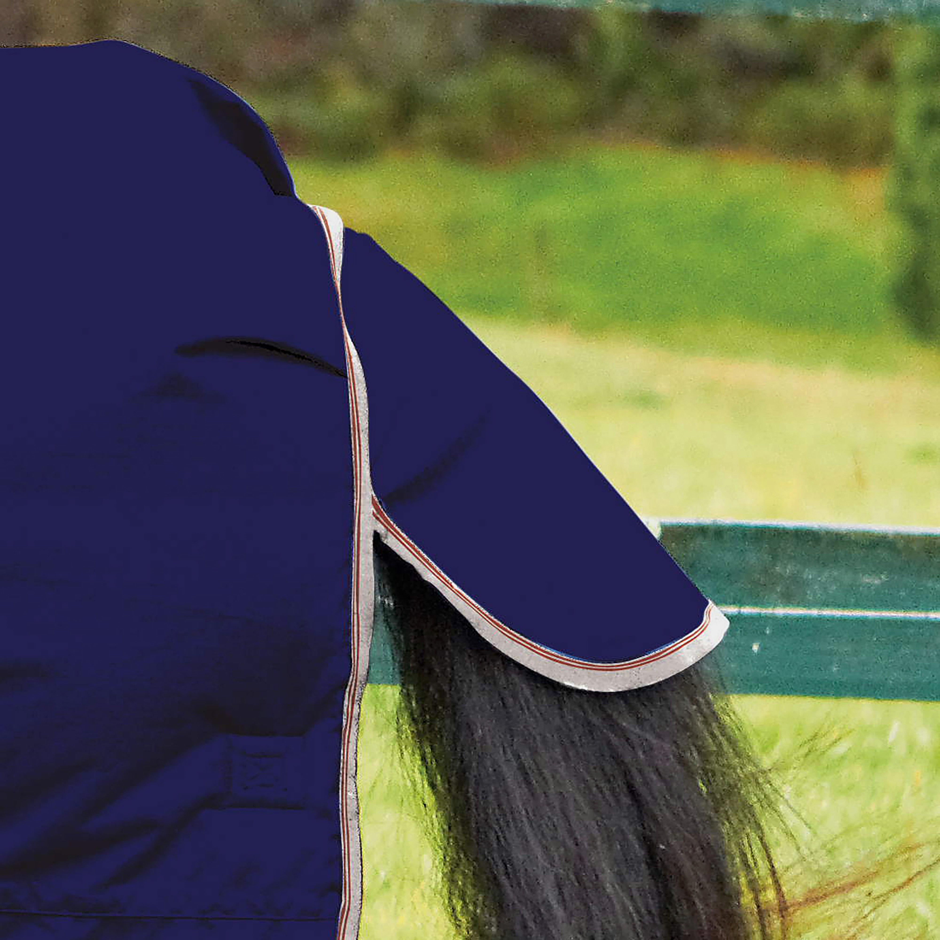 ComFiTec Classic 300g Heavyweight Combo Turnout Rug Red/Silver/Navy