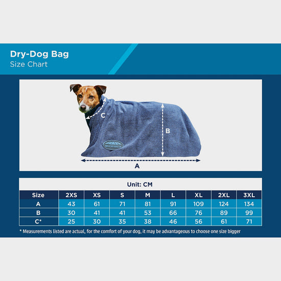 Dry Dog Bag Navy