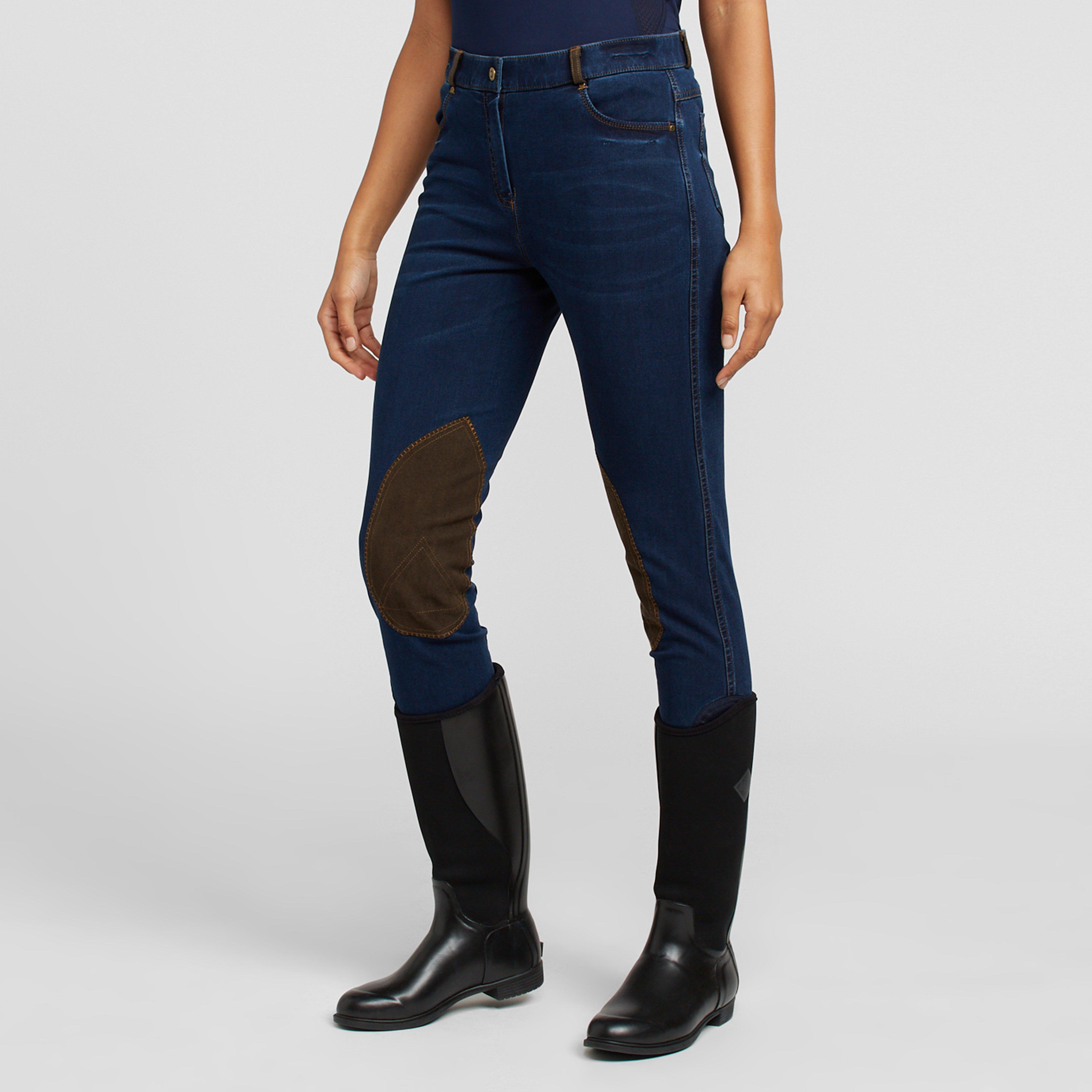 Womens Shona Denim Breeches Blue Denim