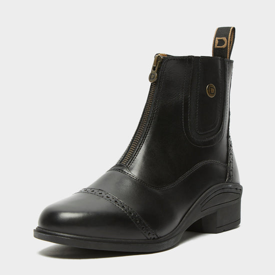 Womens Rapture Zip Paddock Boots Black