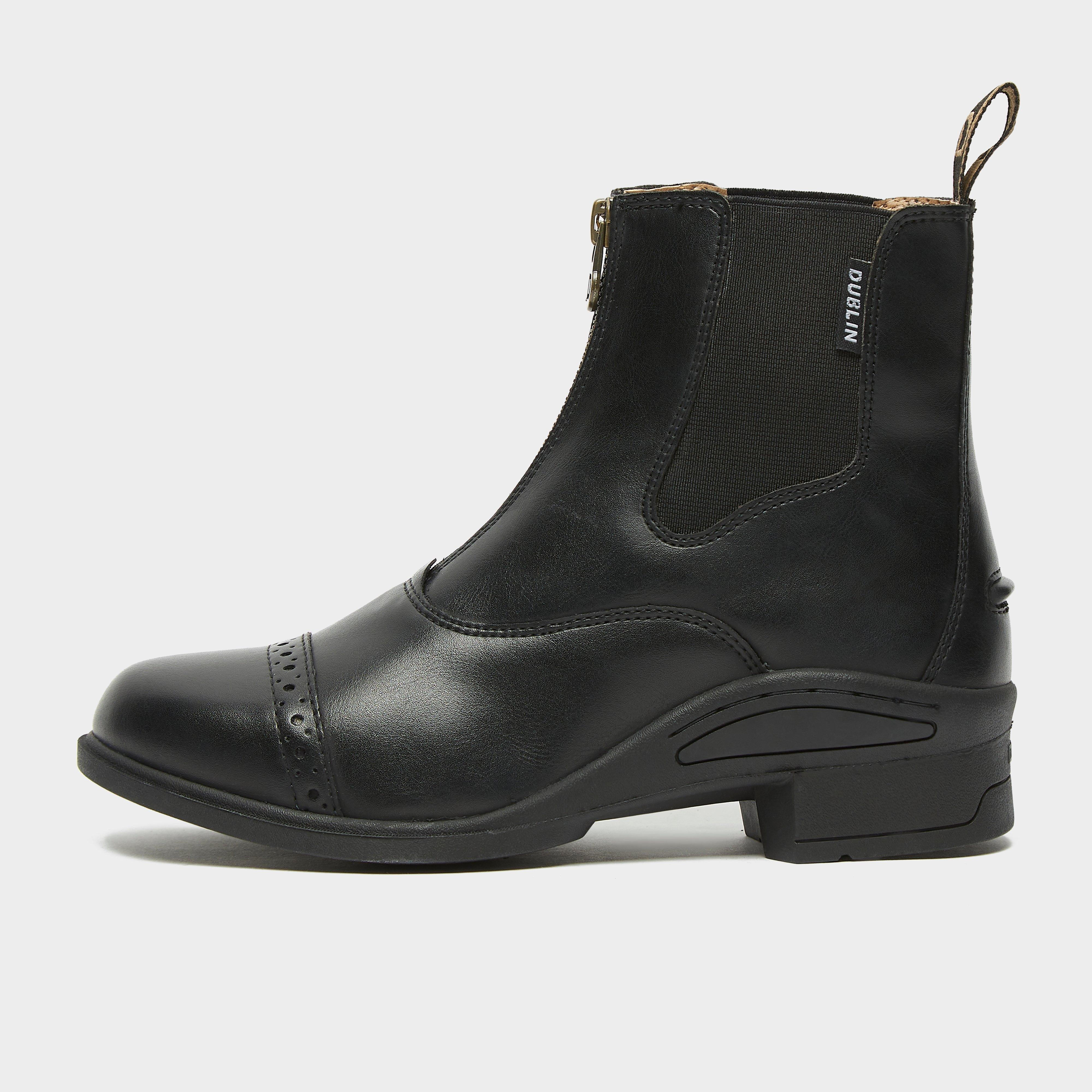 Kids Altitude Zip Paddock Boots Black