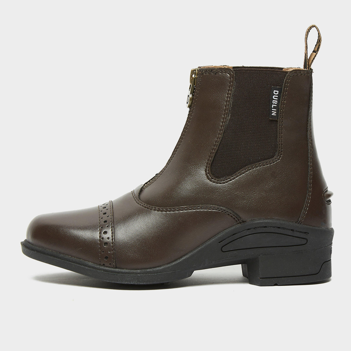 Childs Altitude Zip Paddock Boots Brown