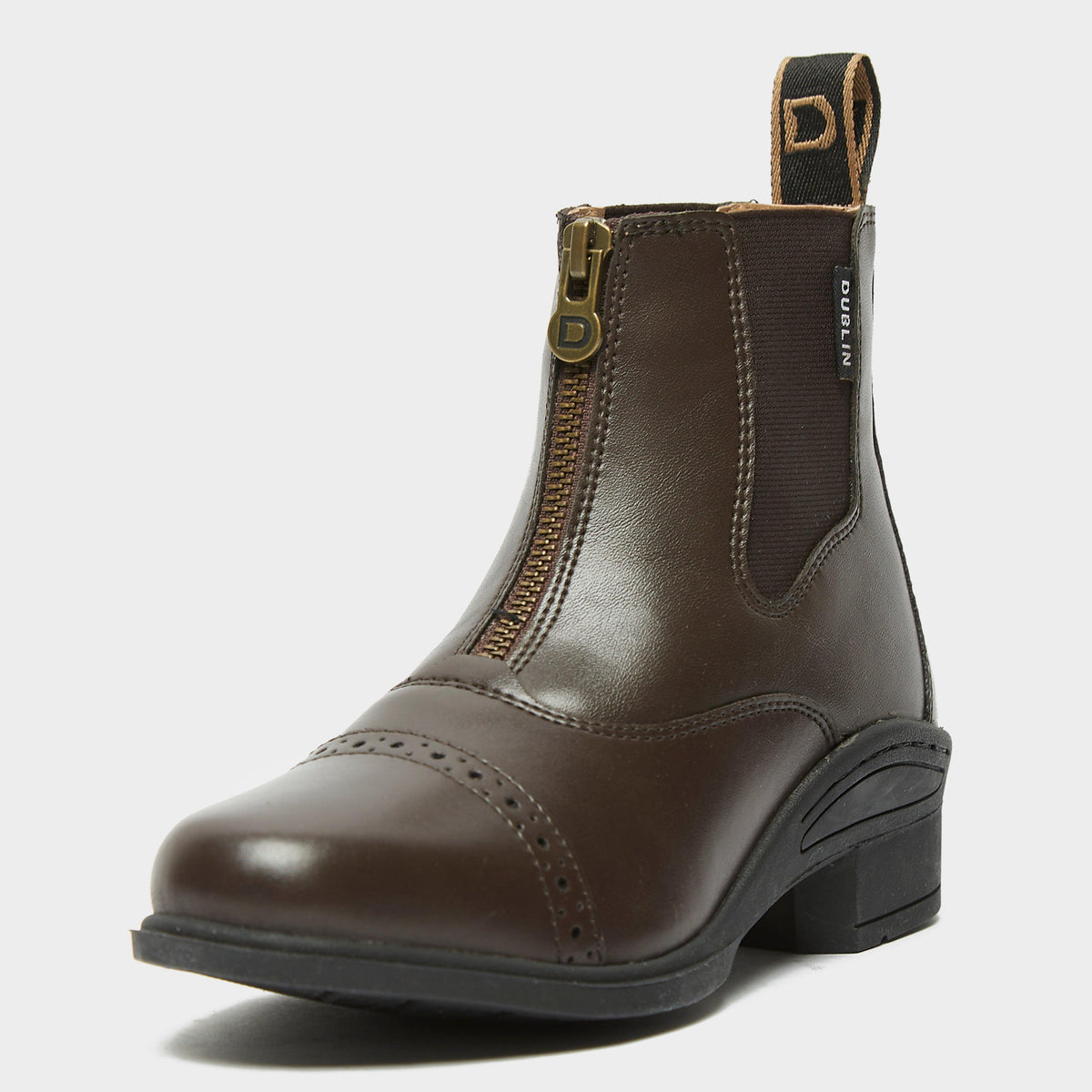 Childs Altitude Zip Paddock Boots Brown