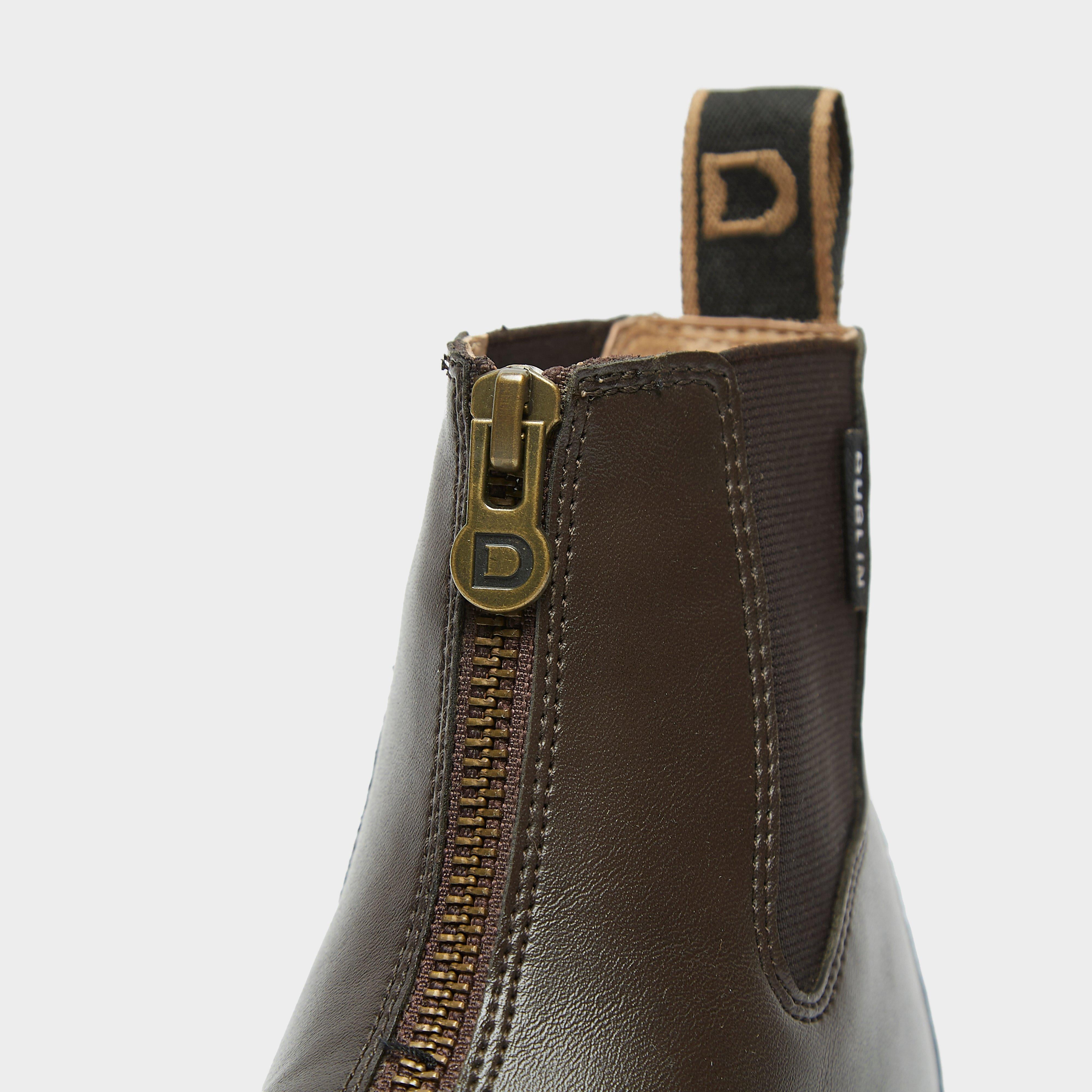 Childs Altitude Zip Paddock Boots Brown