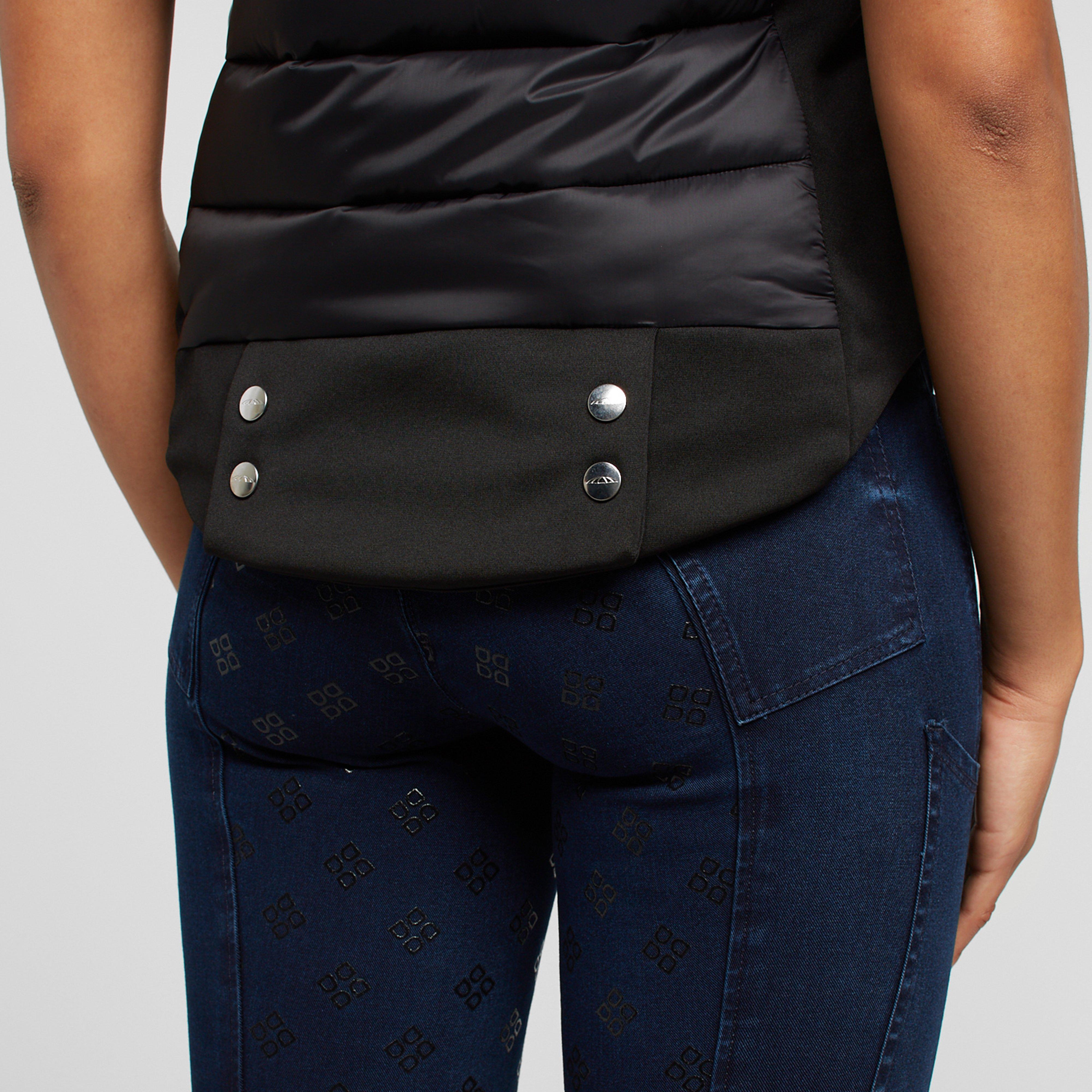 Womens Dion Puffer Vest Black