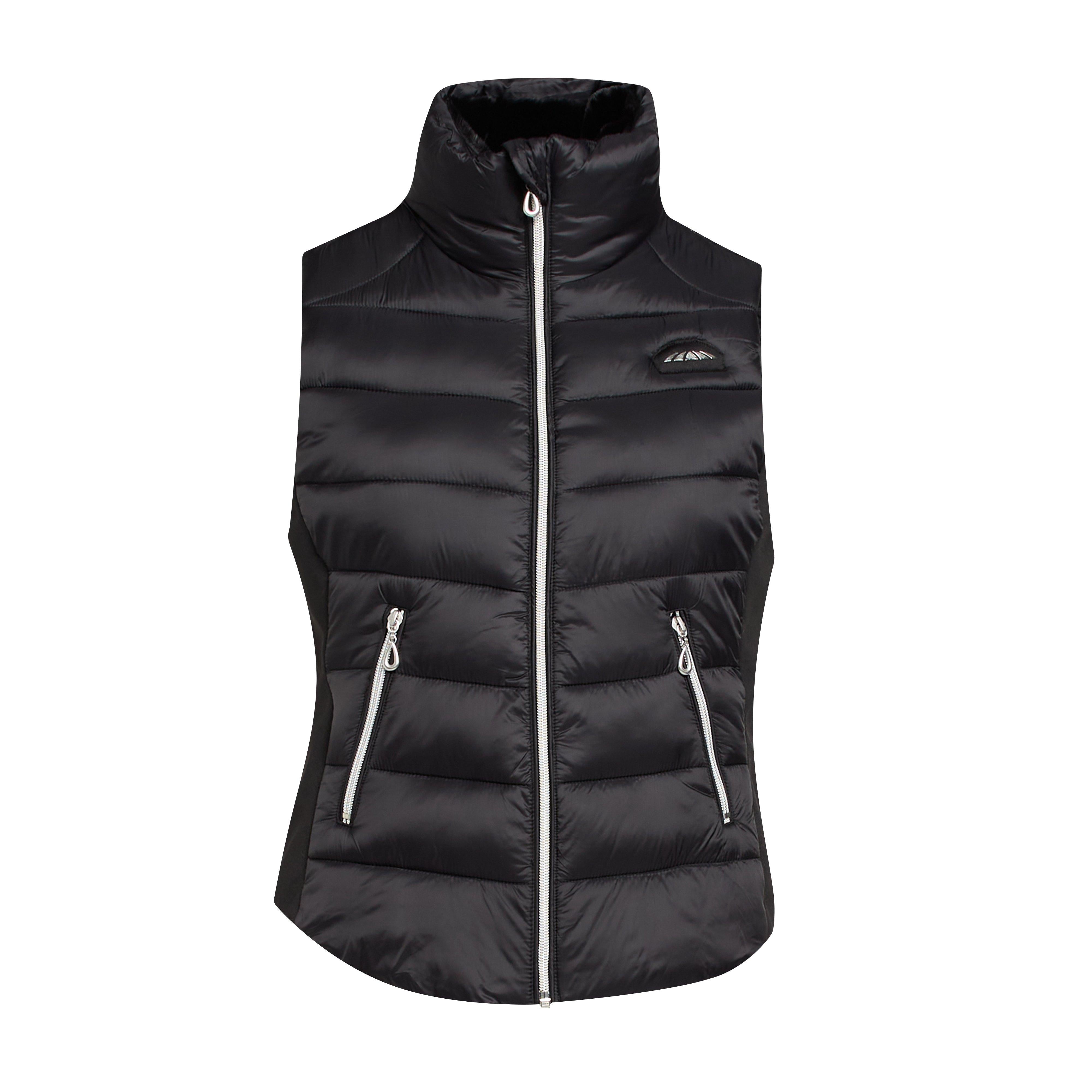 Womens Dion Puffer Vest Black
