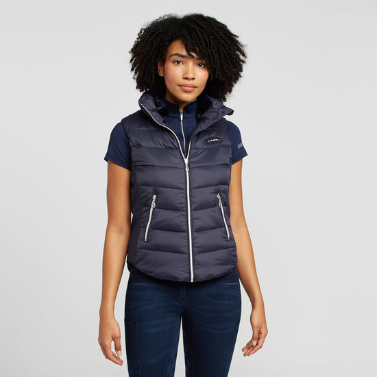 Womens Dion Puffer Vest Navy