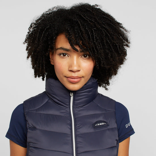 Womens Dion Puffer Vest Navy