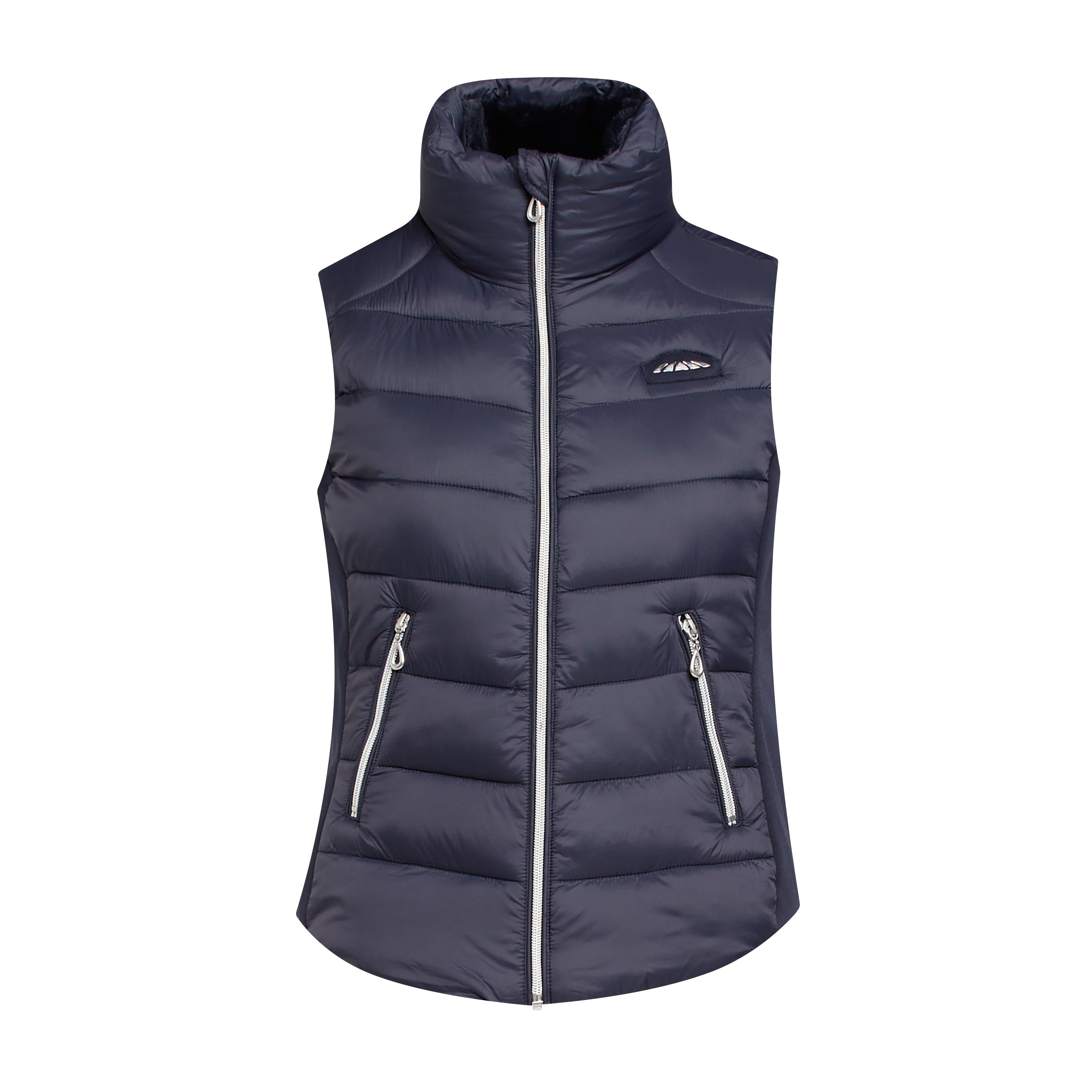 Womens Dion Puffer Vest Navy