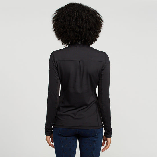 Womens Kylee Long Sleeve Top Black
