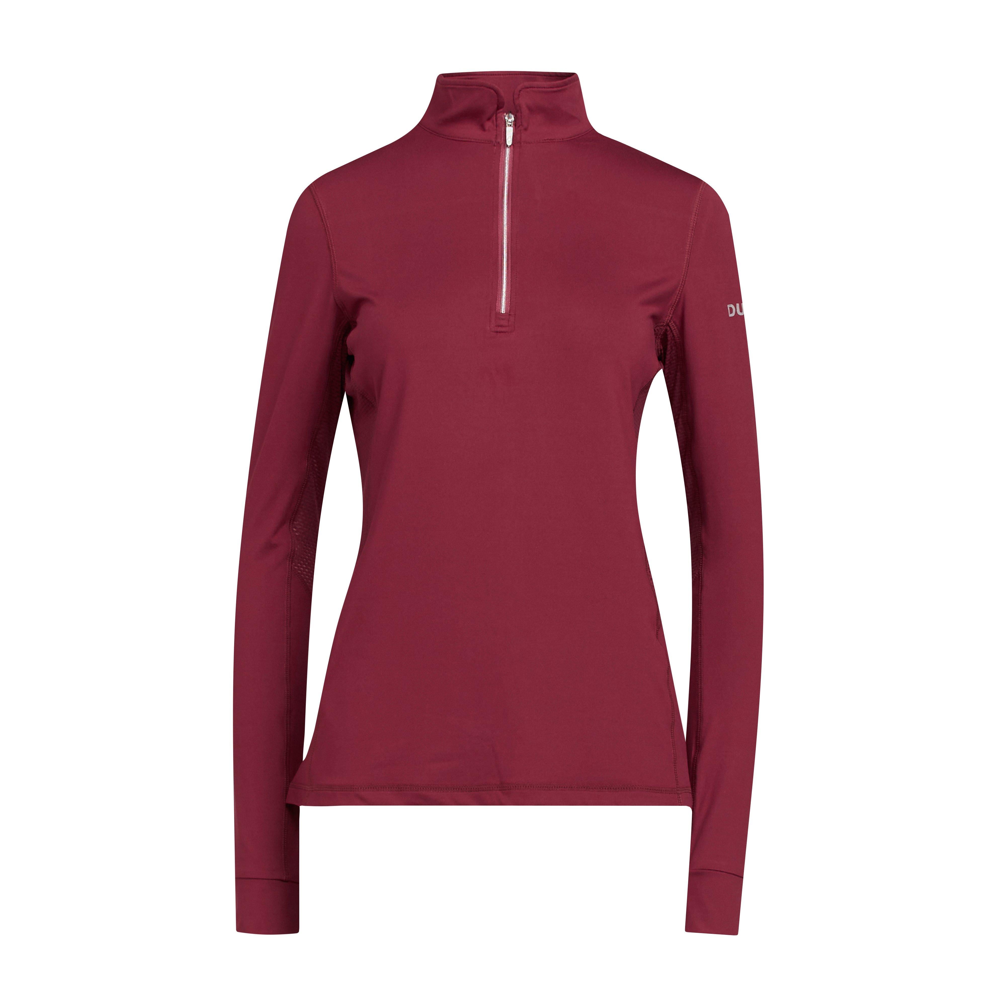 Womens Kylee Long Sleeve Top Deep Crimson Red