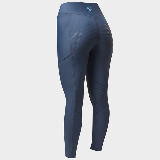 Ladies Noemi Printed Sculpt Riding Tights Ink Navy