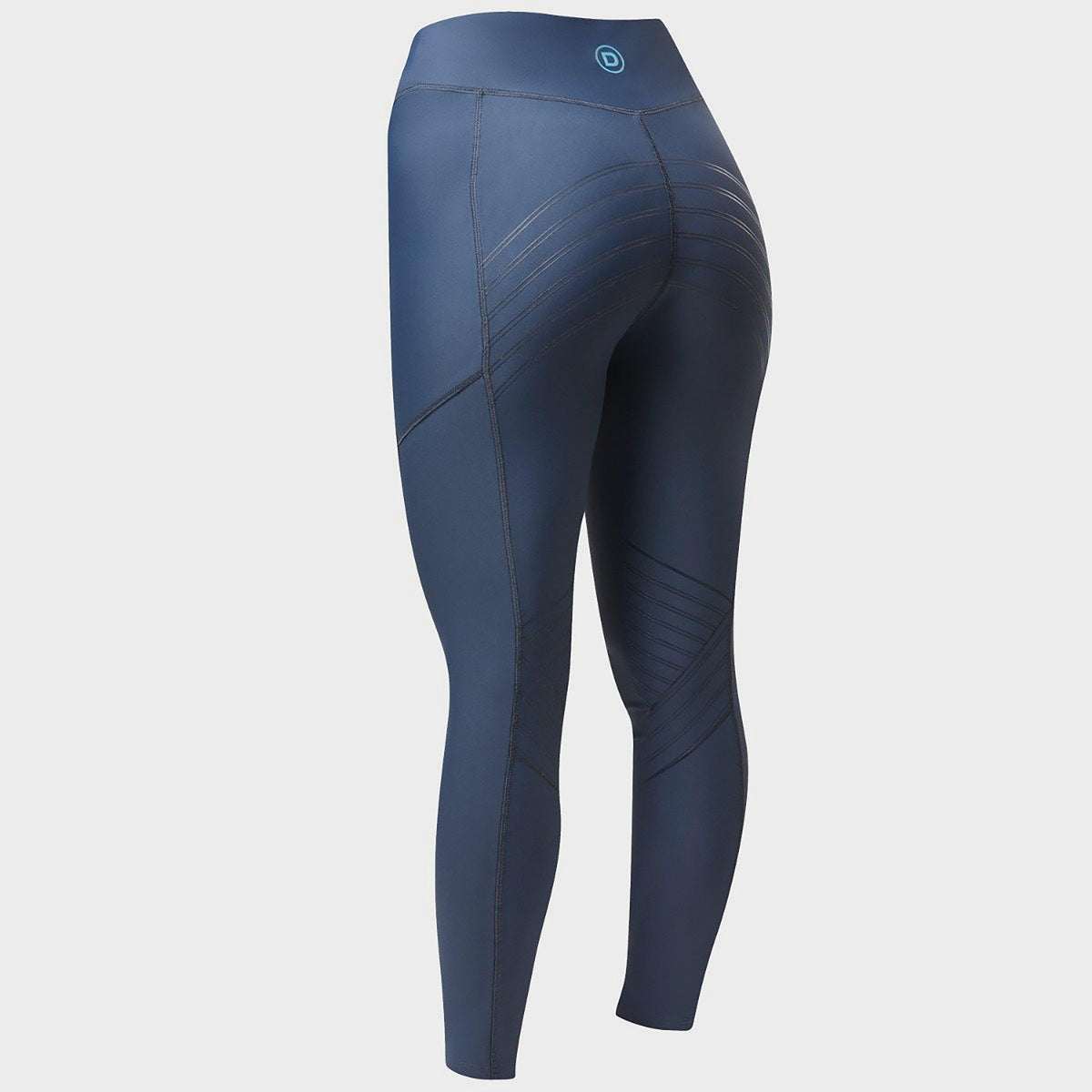 Ladies Noemi Printed Sculpt Riding Tights Ink Navy