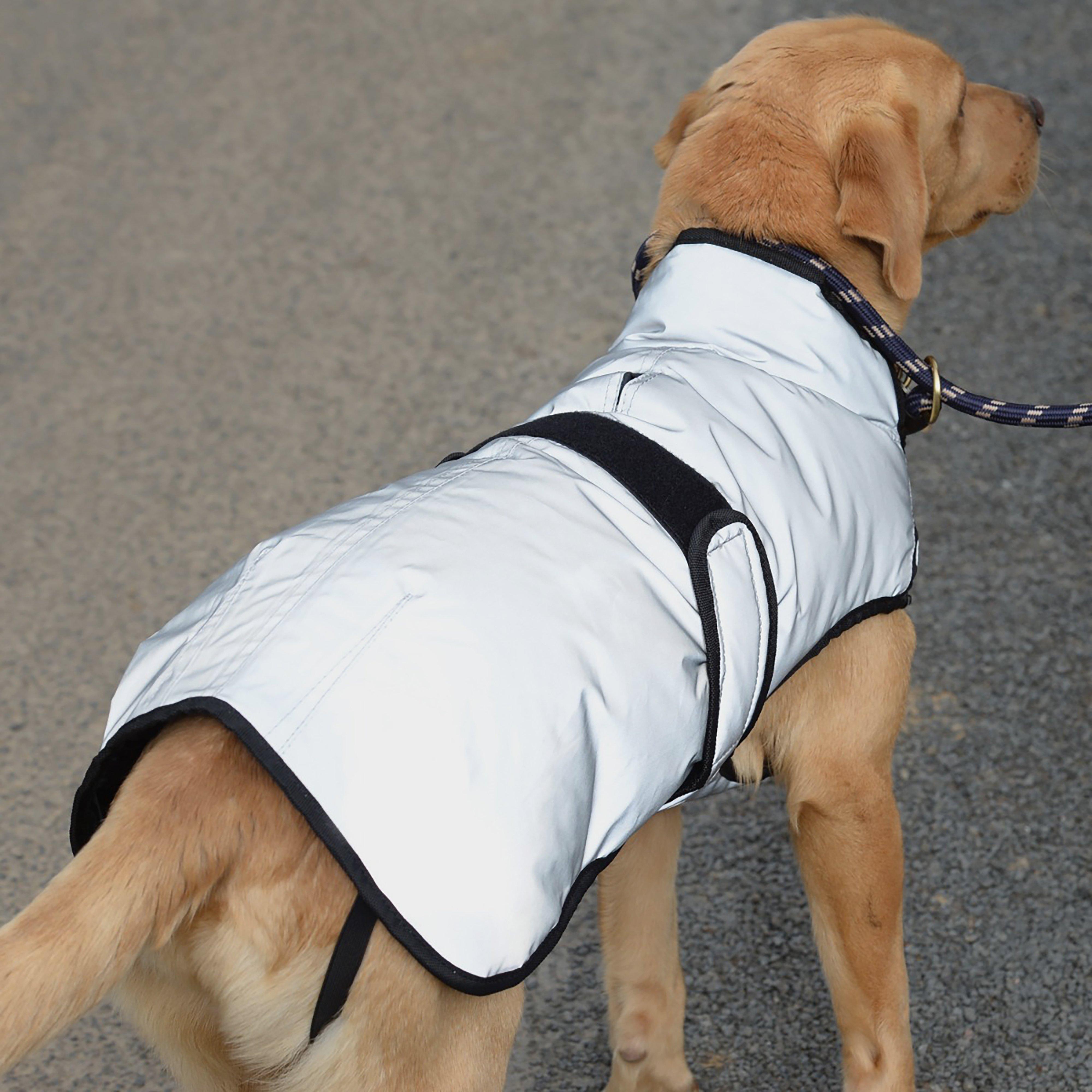 ComFiTec Reflective 220g Medium Weight Dog Coat Silver